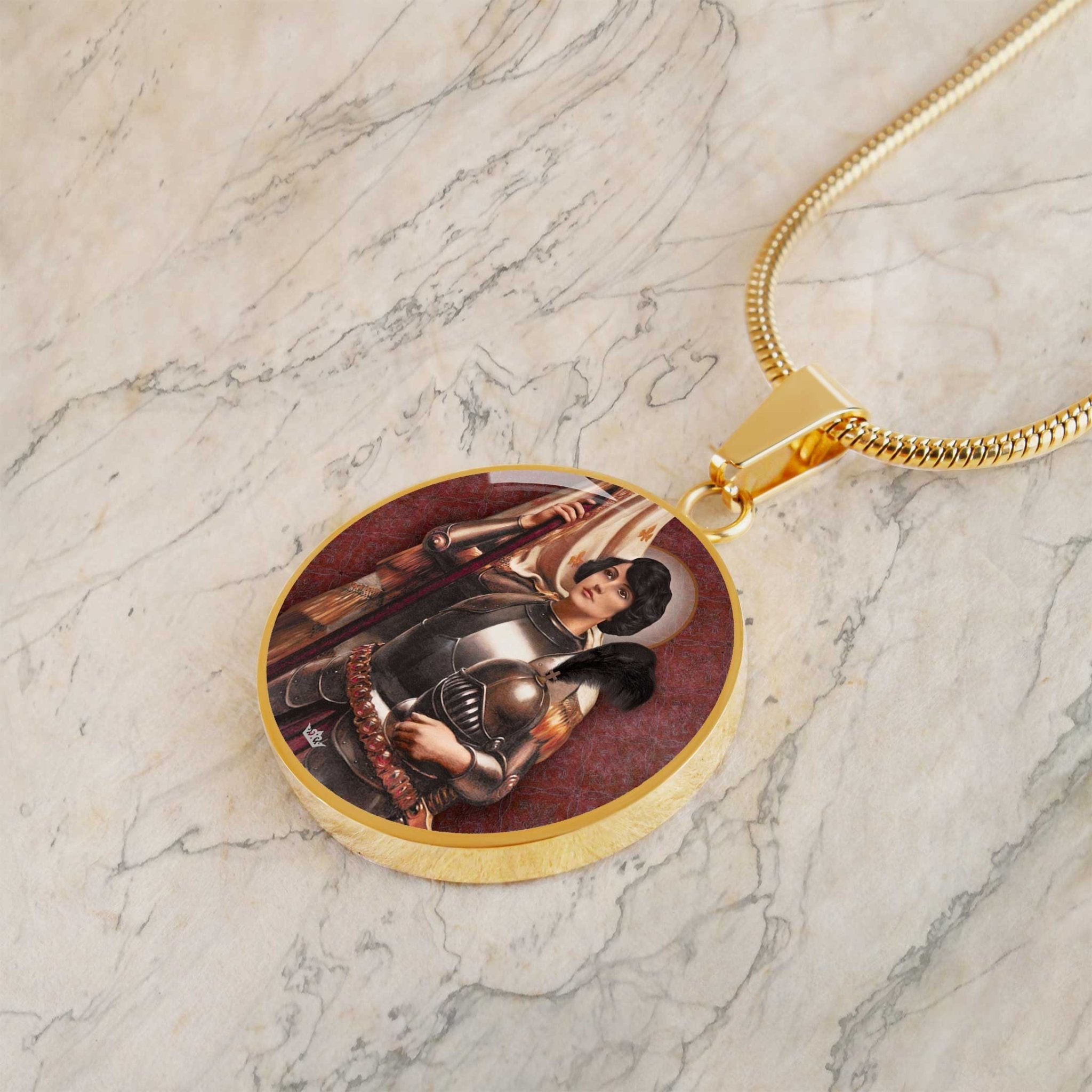 St. Joan of Arc Pendant Necklace - VENXARA®