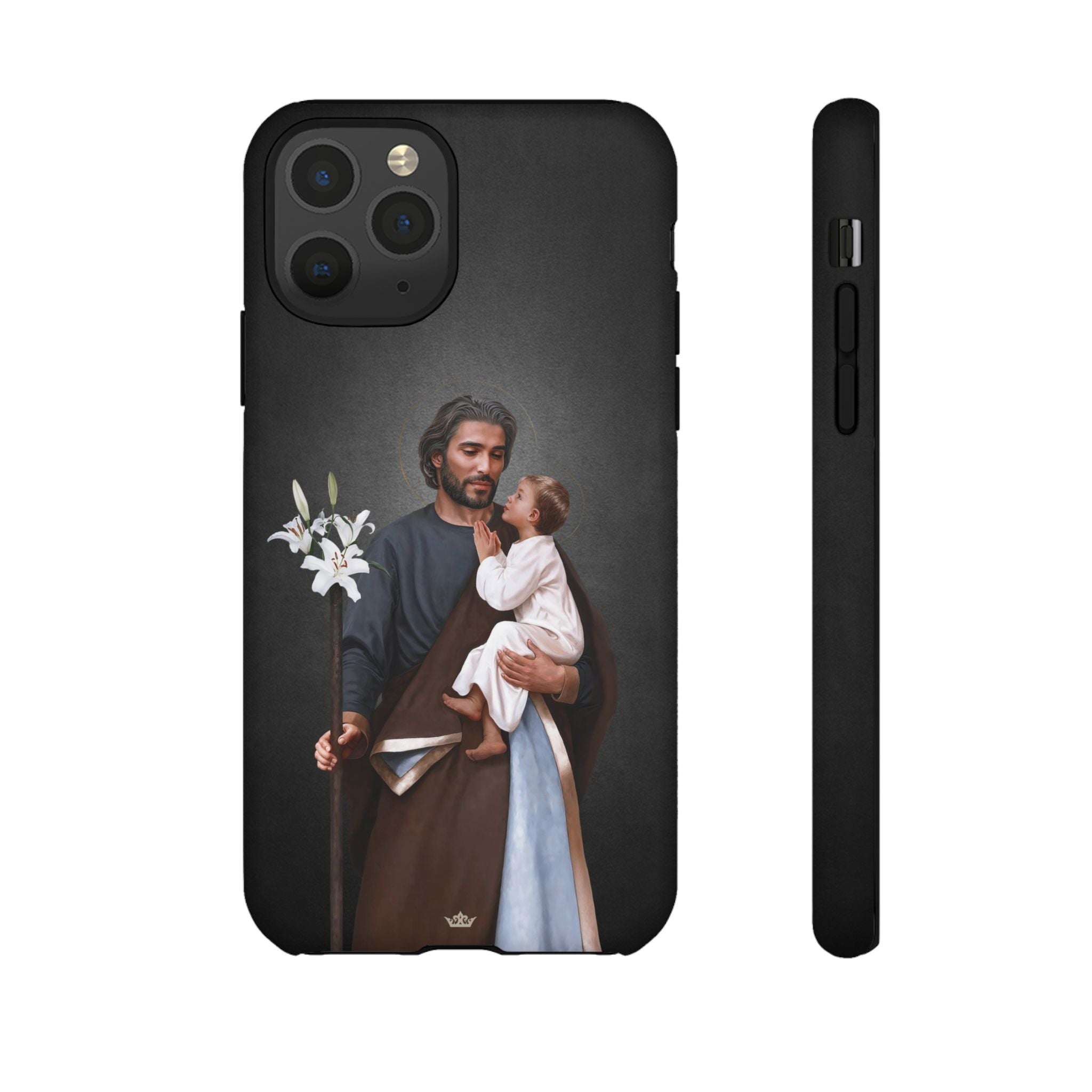 St. Joseph Hard Phone Case (Dark) - VENXARA®