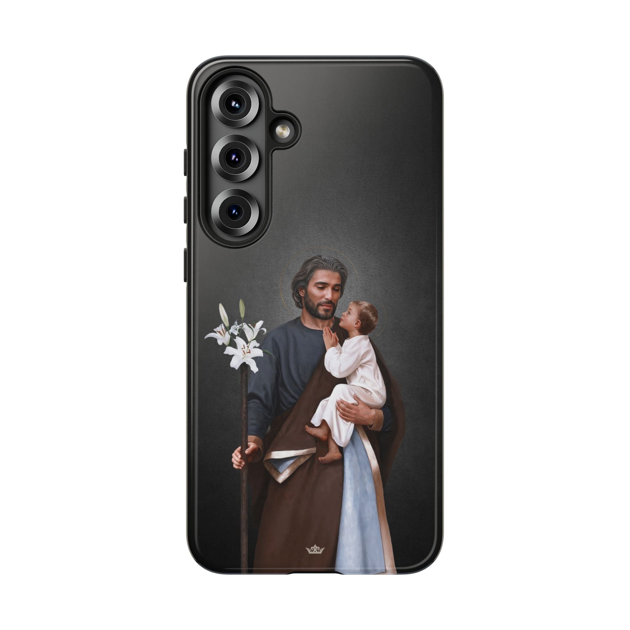 St. Joseph Hard Phone Case (Dark) - VENXARA®
