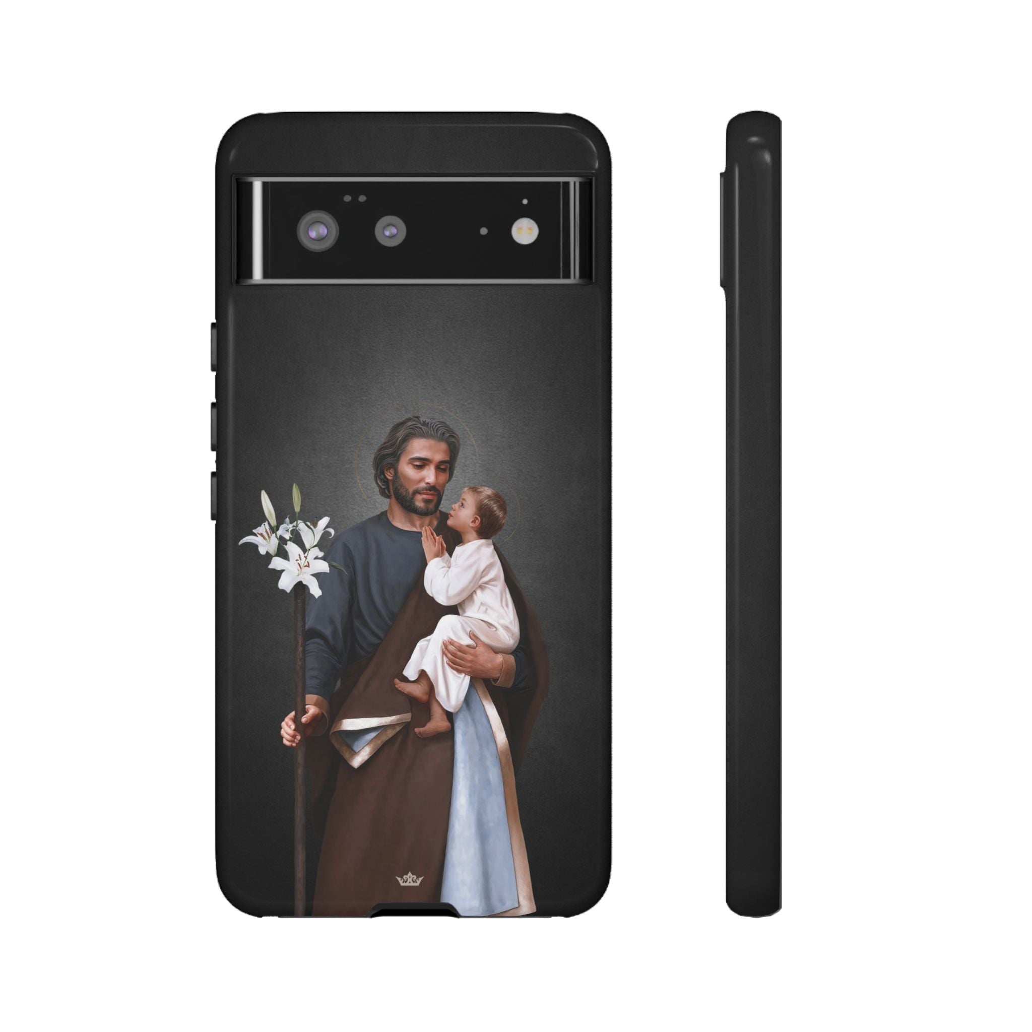 St. Joseph Hard Phone Case (Dark) - VENXARA®