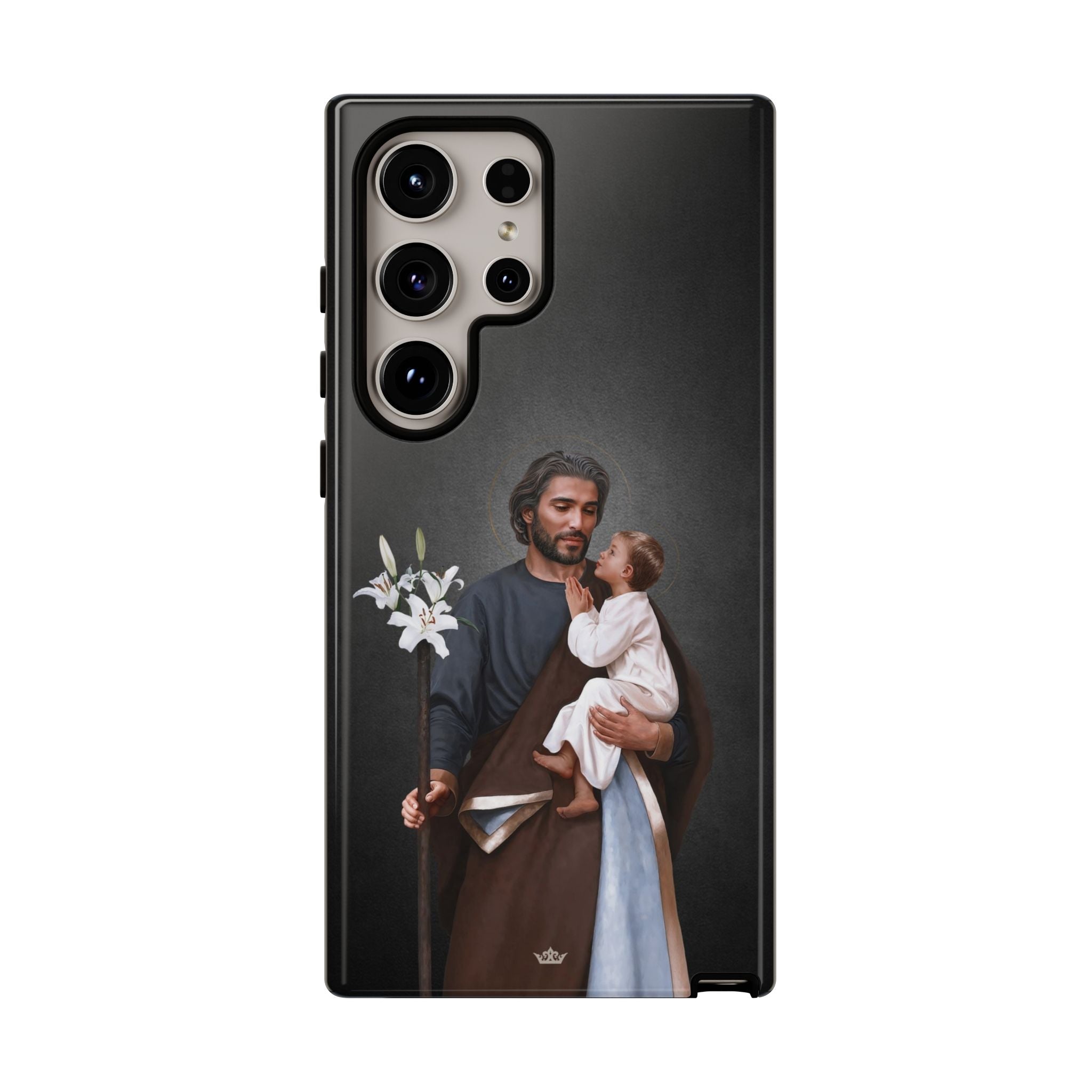 St. Joseph Hard Phone Case (Dark) - VENXARA®