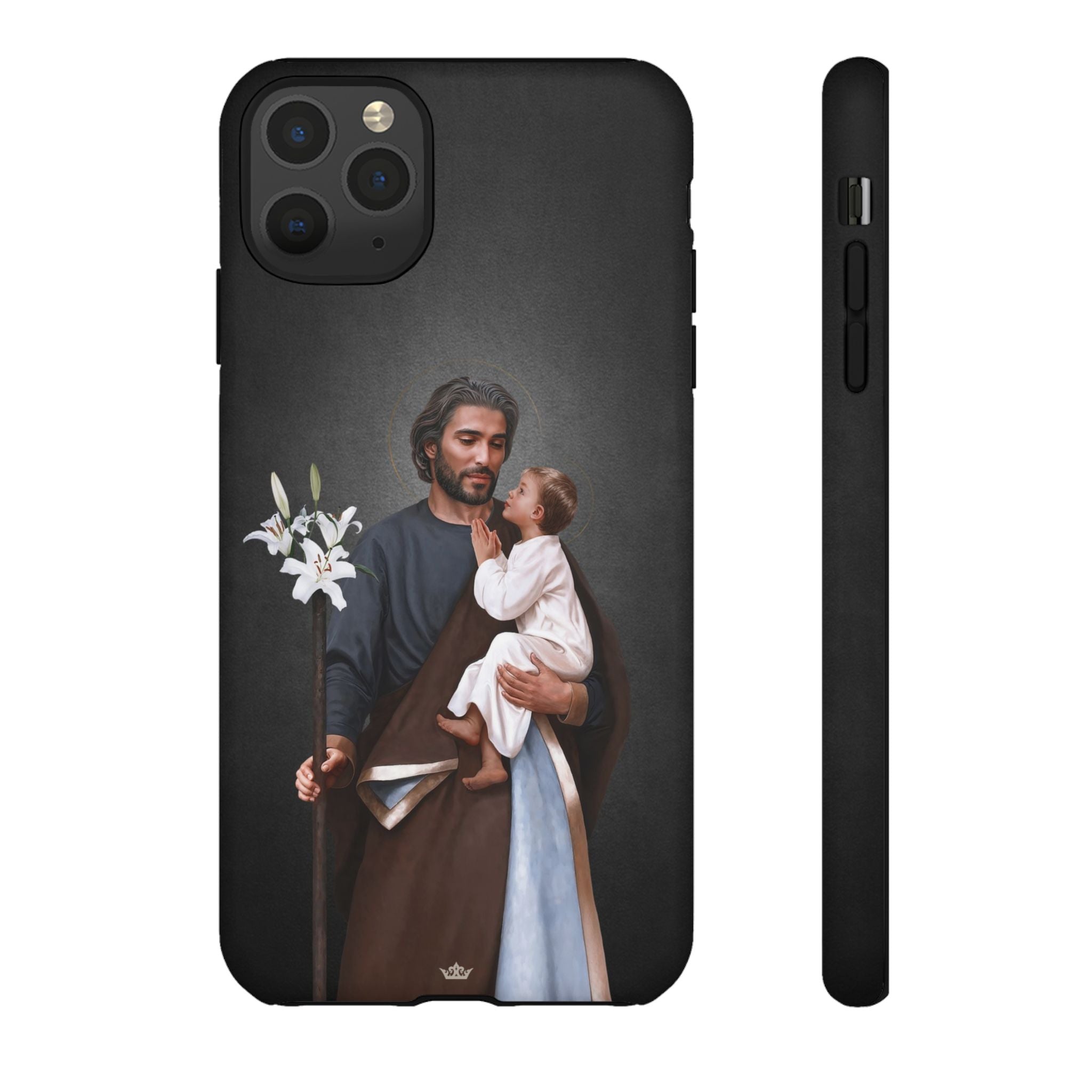St. Joseph Hard Phone Case (Dark) - VENXARA®