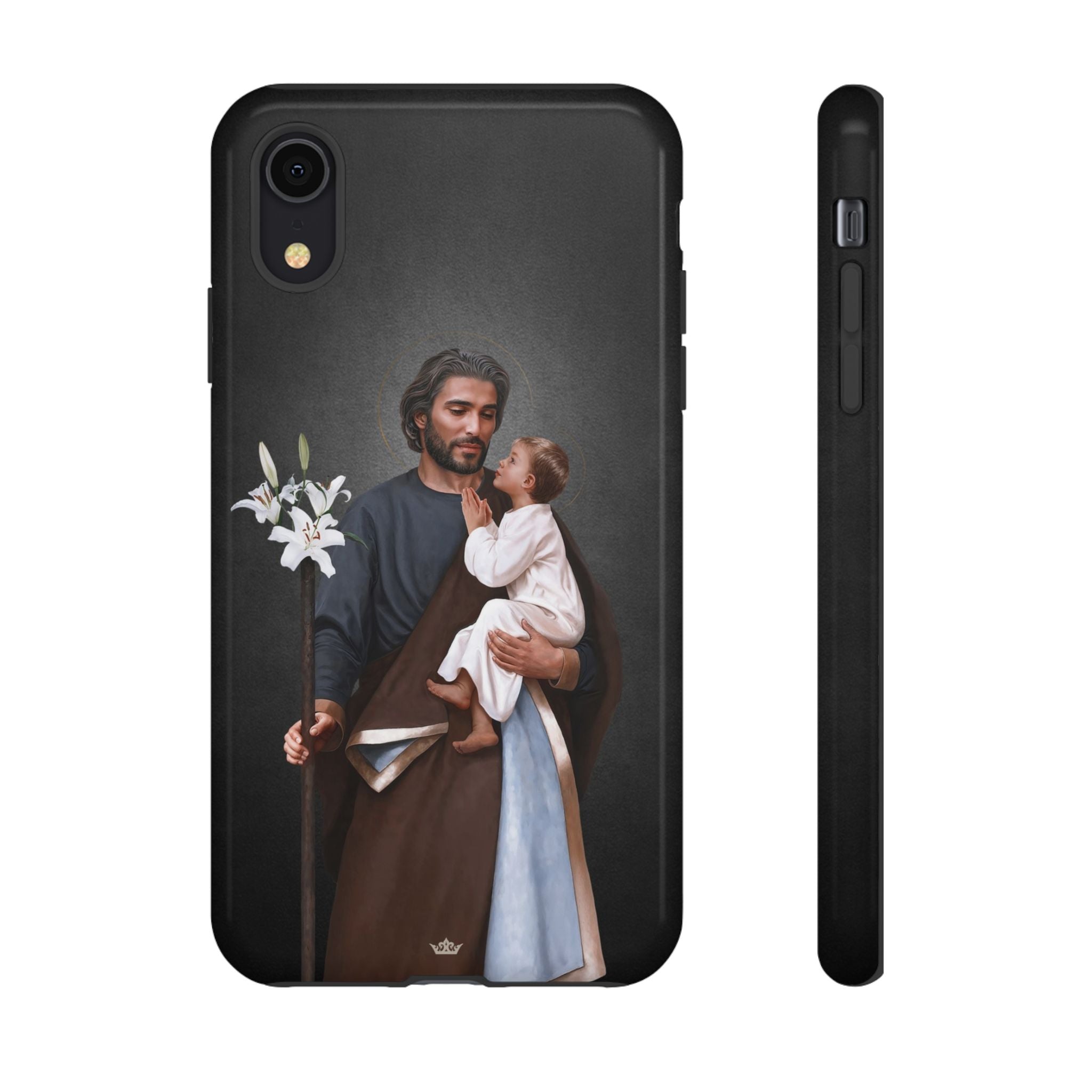 St. Joseph Hard Phone Case (Dark) - VENXARA®