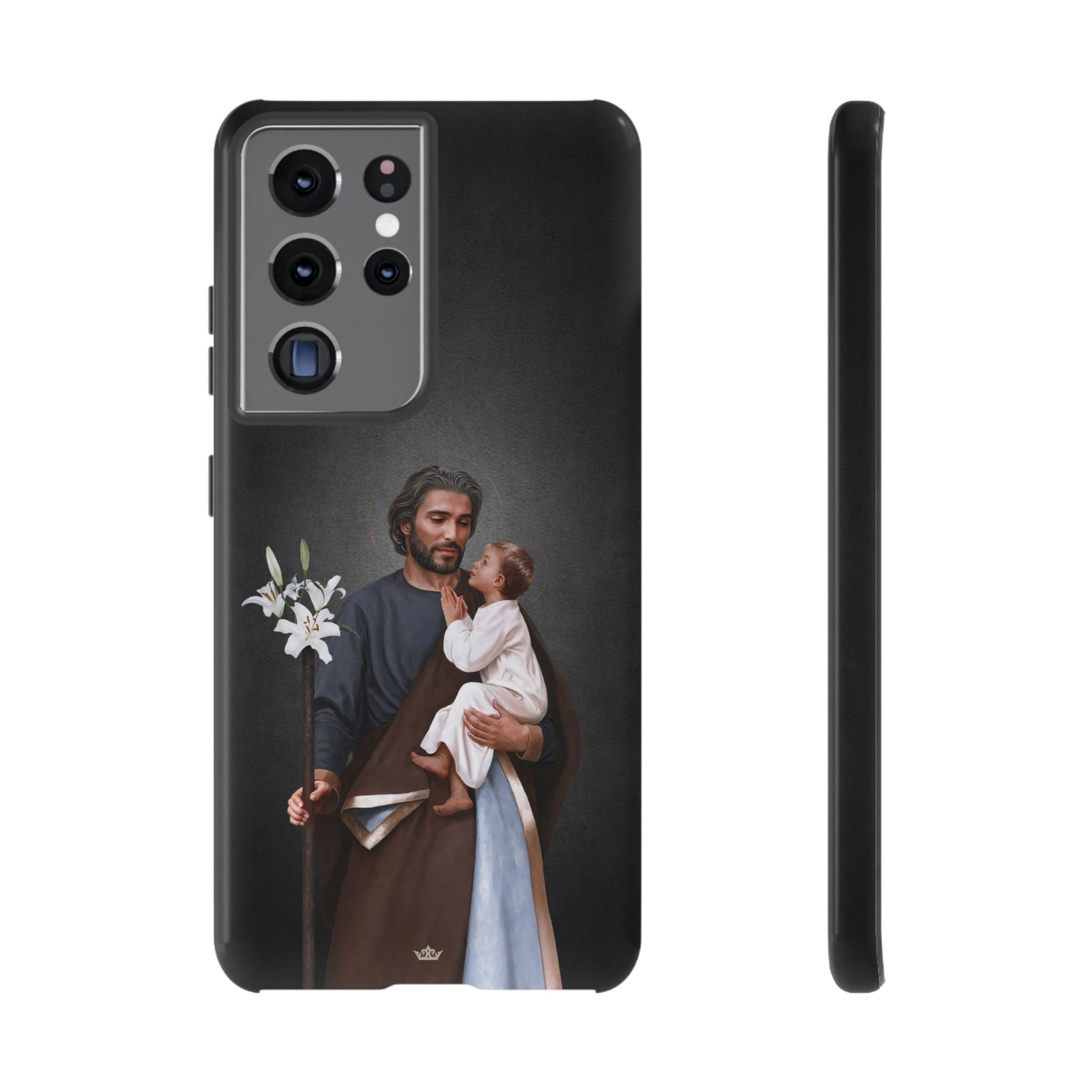 St. Joseph Hard Phone Case (Dark) - VENXARA®