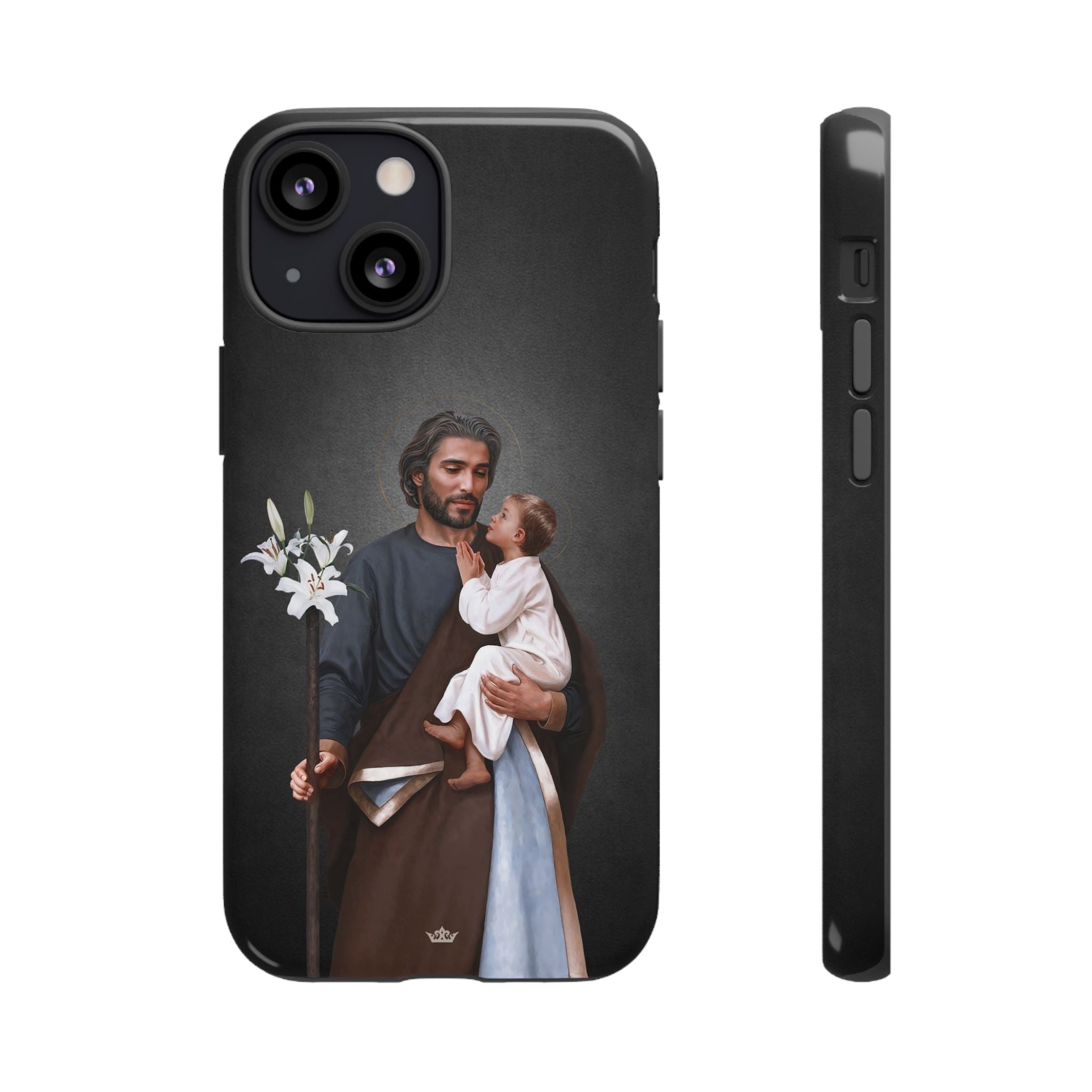 St. Joseph Hard Phone Case (Dark) - VENXARA®