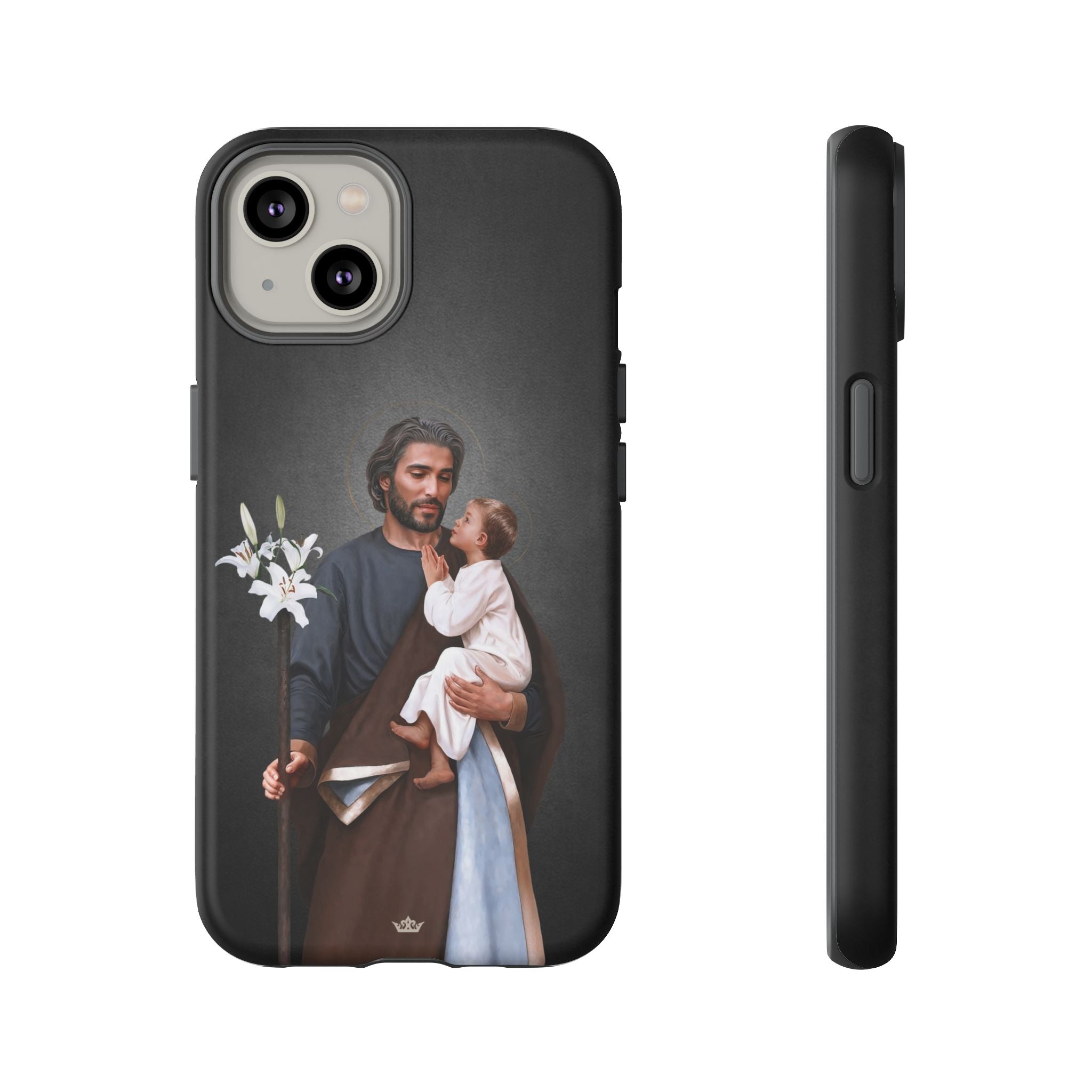 St. Joseph Hard Phone Case (Dark) - VENXARA®