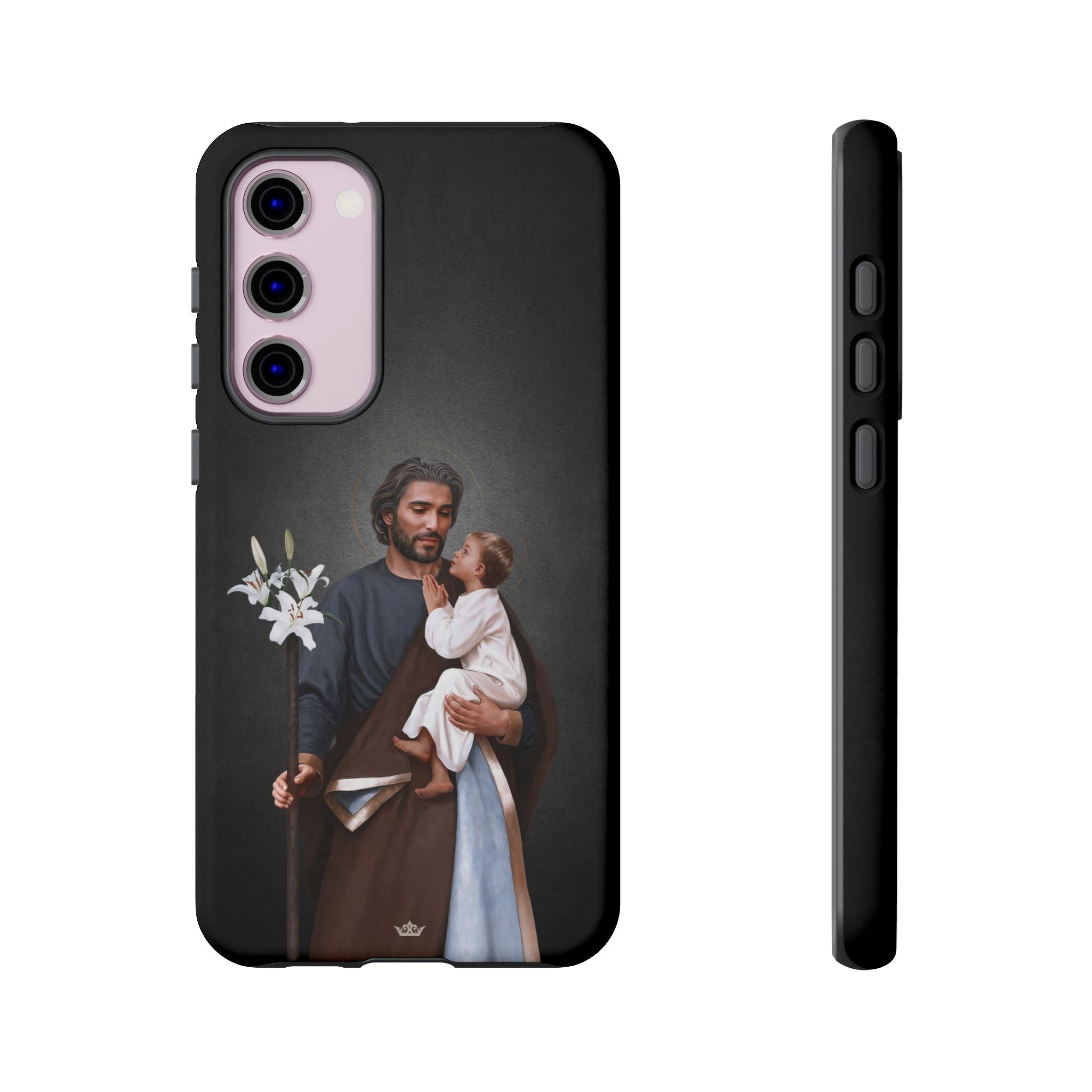 St. Joseph Hard Phone Case (Dark) - VENXARA®