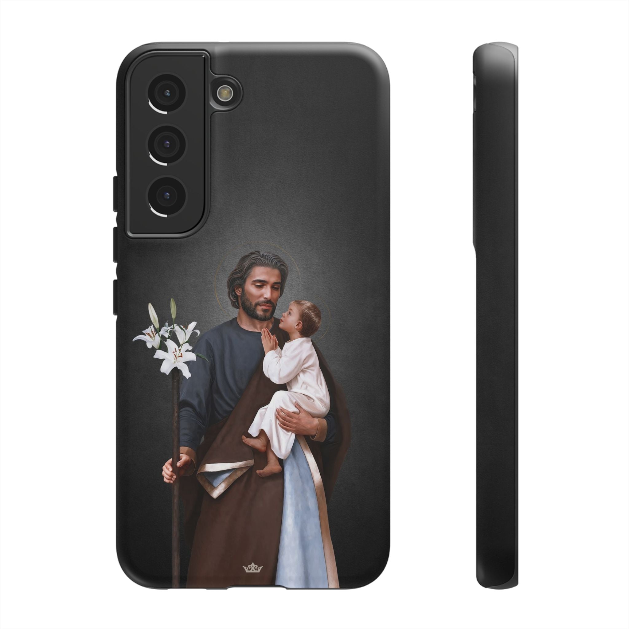 St. Joseph Hard Phone Case (Dark) - VENXARA®