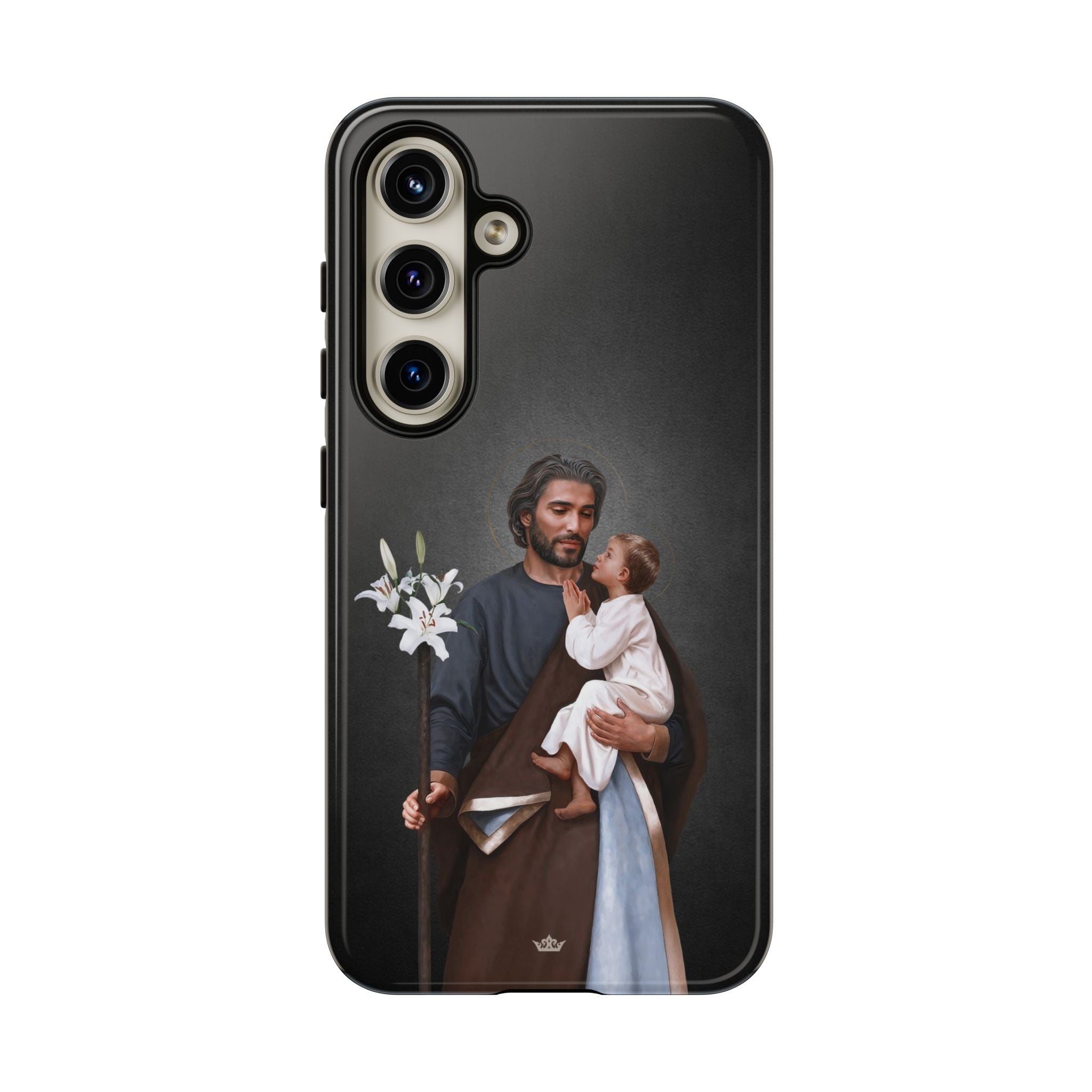 St. Joseph Hard Phone Case (Dark) - VENXARA®