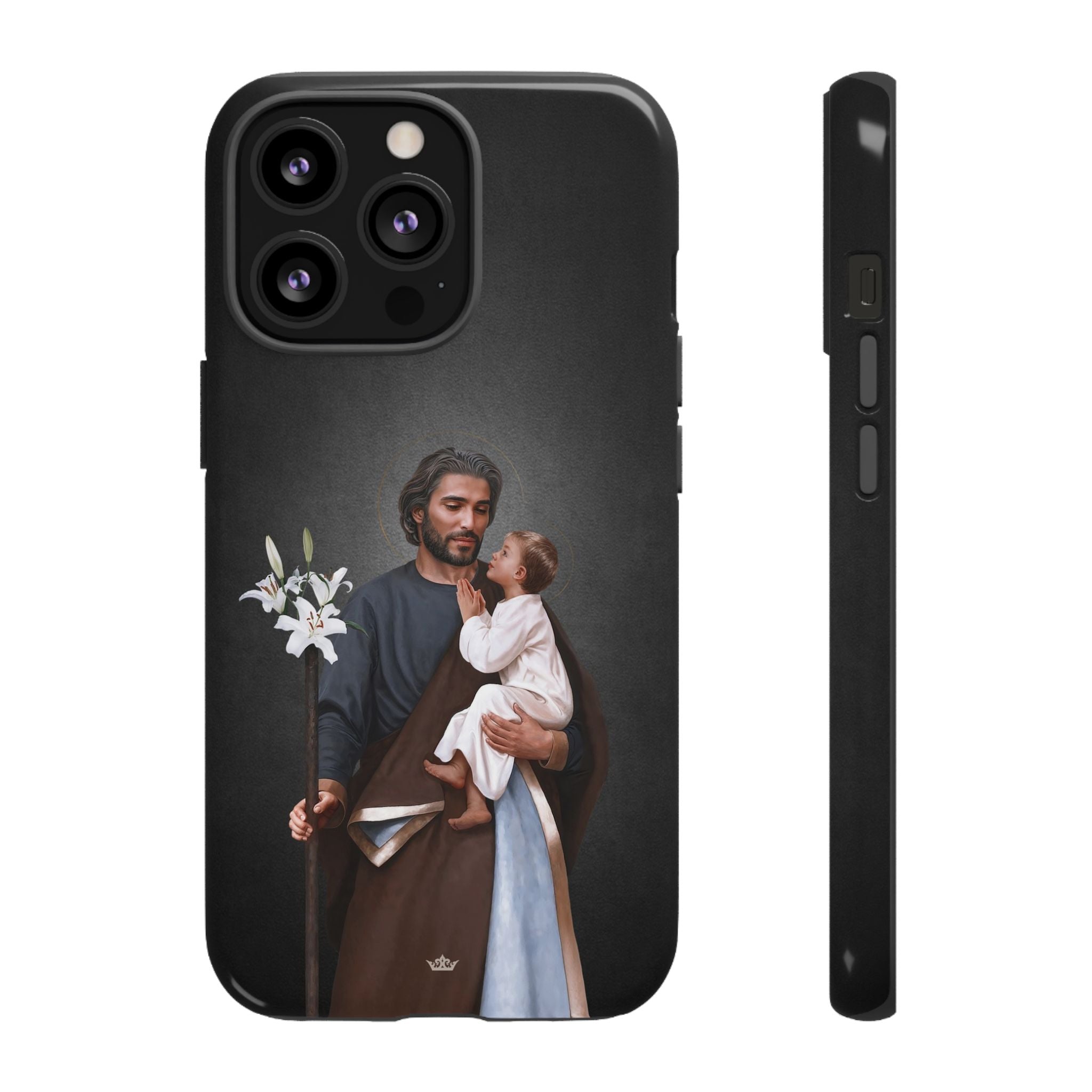 St. Joseph Hard Phone Case (Dark) - VENXARA®