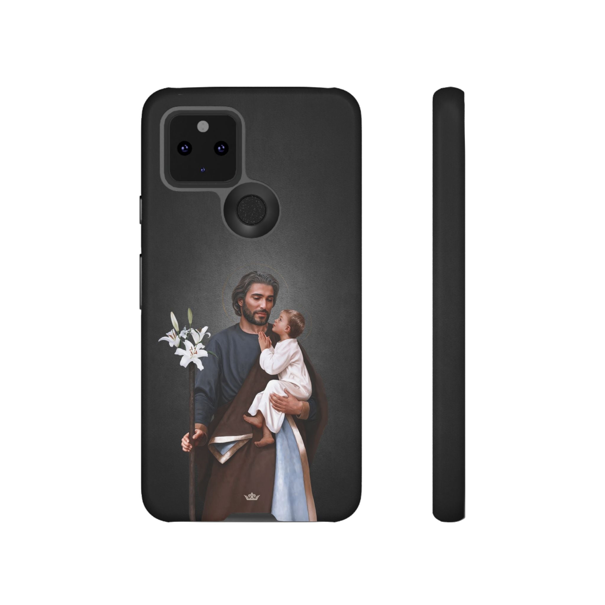 St. Joseph Hard Phone Case (Dark) - VENXARA®