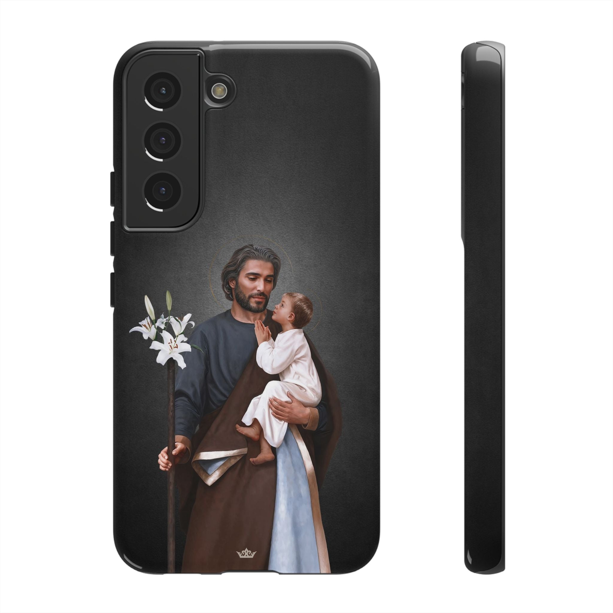 St. Joseph Hard Phone Case (Dark) - VENXARA®