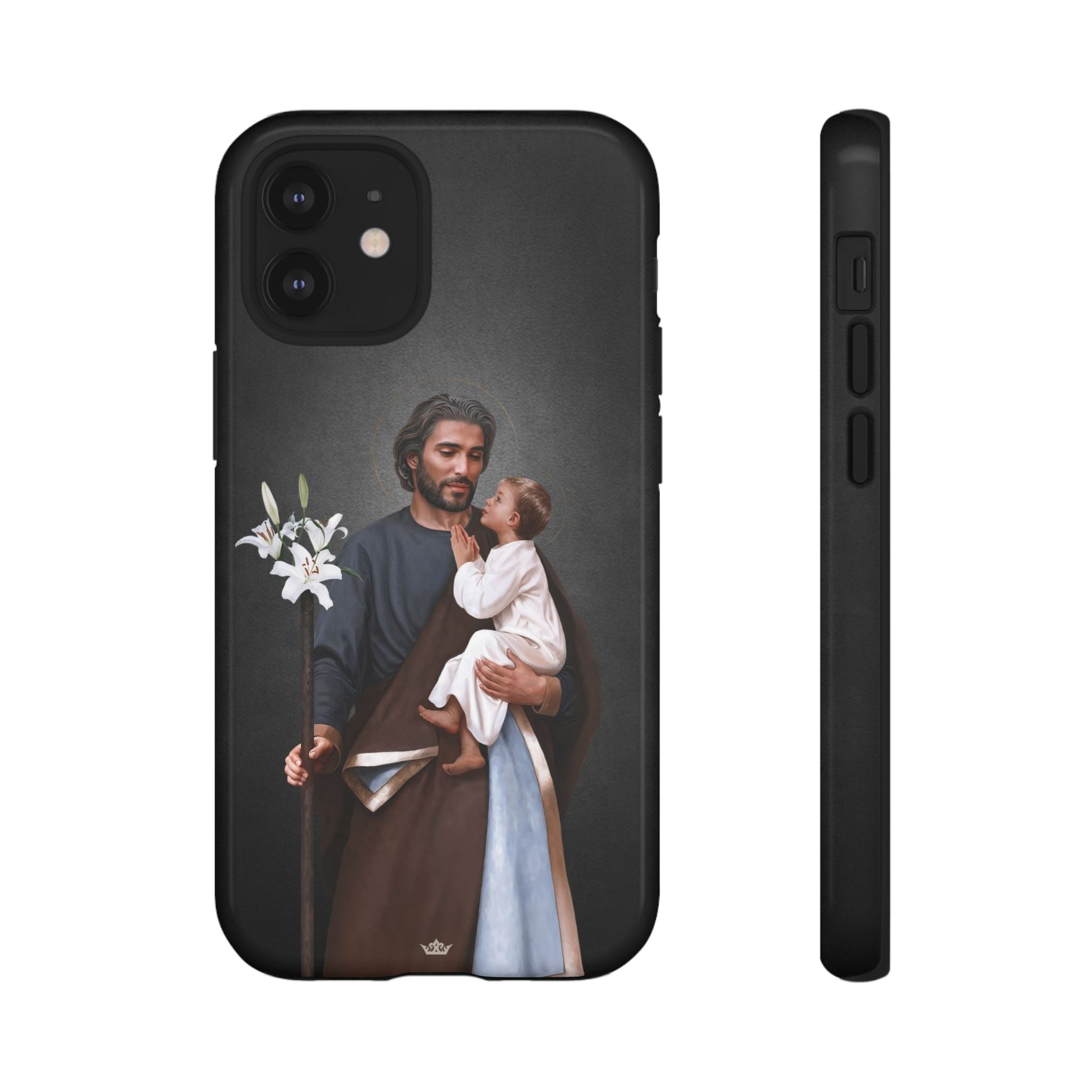 St. Joseph Hard Phone Case (Dark) - VENXARA®