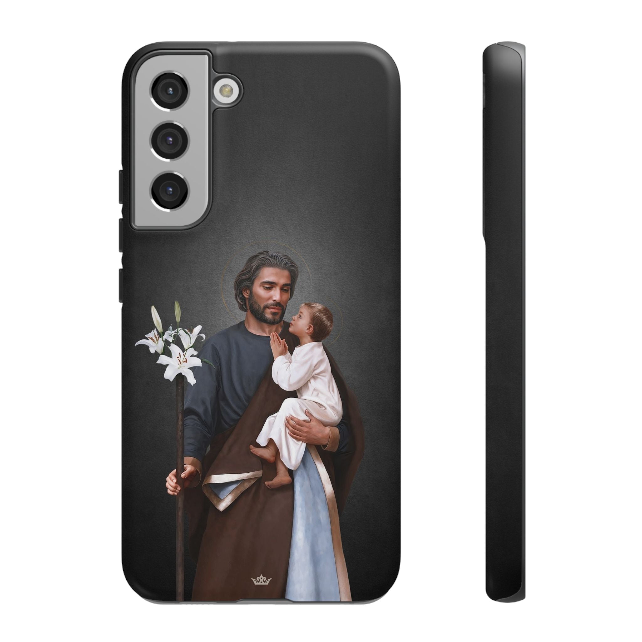 St. Joseph Hard Phone Case (Dark) - VENXARA®