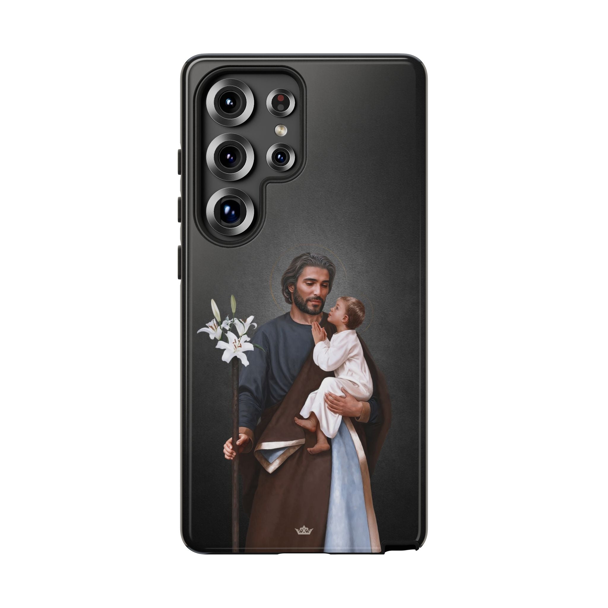 St. Joseph Hard Phone Case (Dark) - VENXARA®