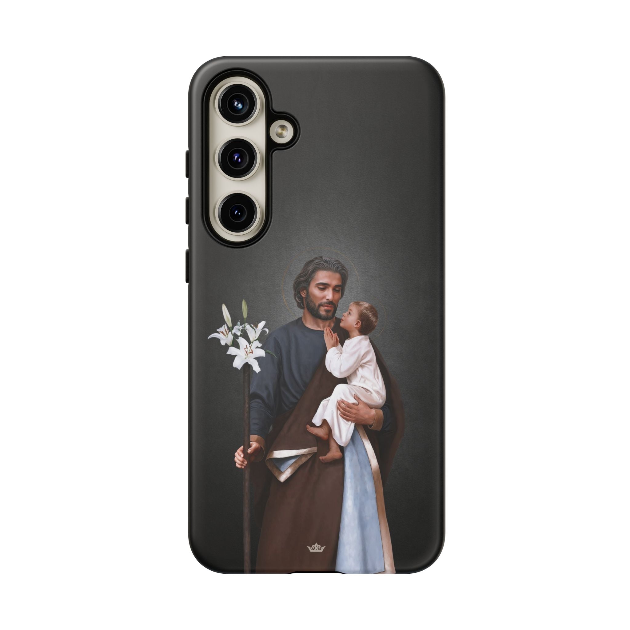 St. Joseph Hard Phone Case (Dark) - VENXARA®