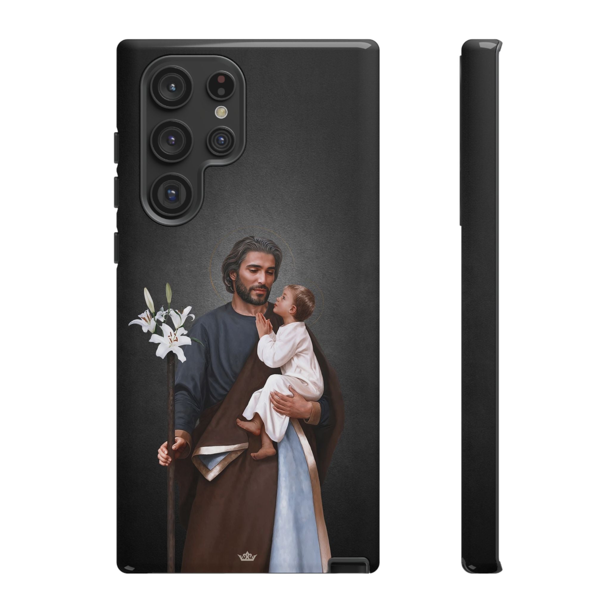St. Joseph Hard Phone Case (Dark) - VENXARA®