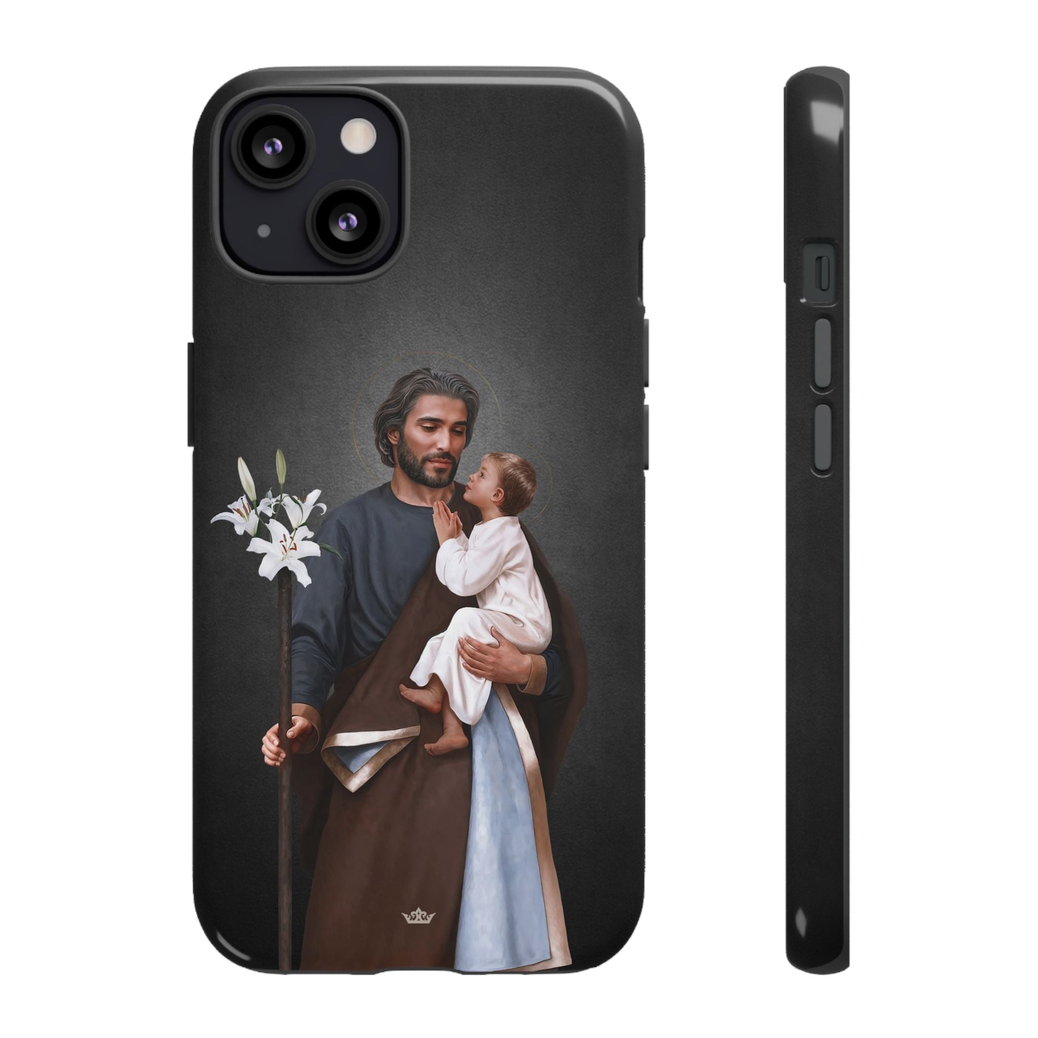 St. Joseph Hard Phone Case (Dark) - VENXARA®