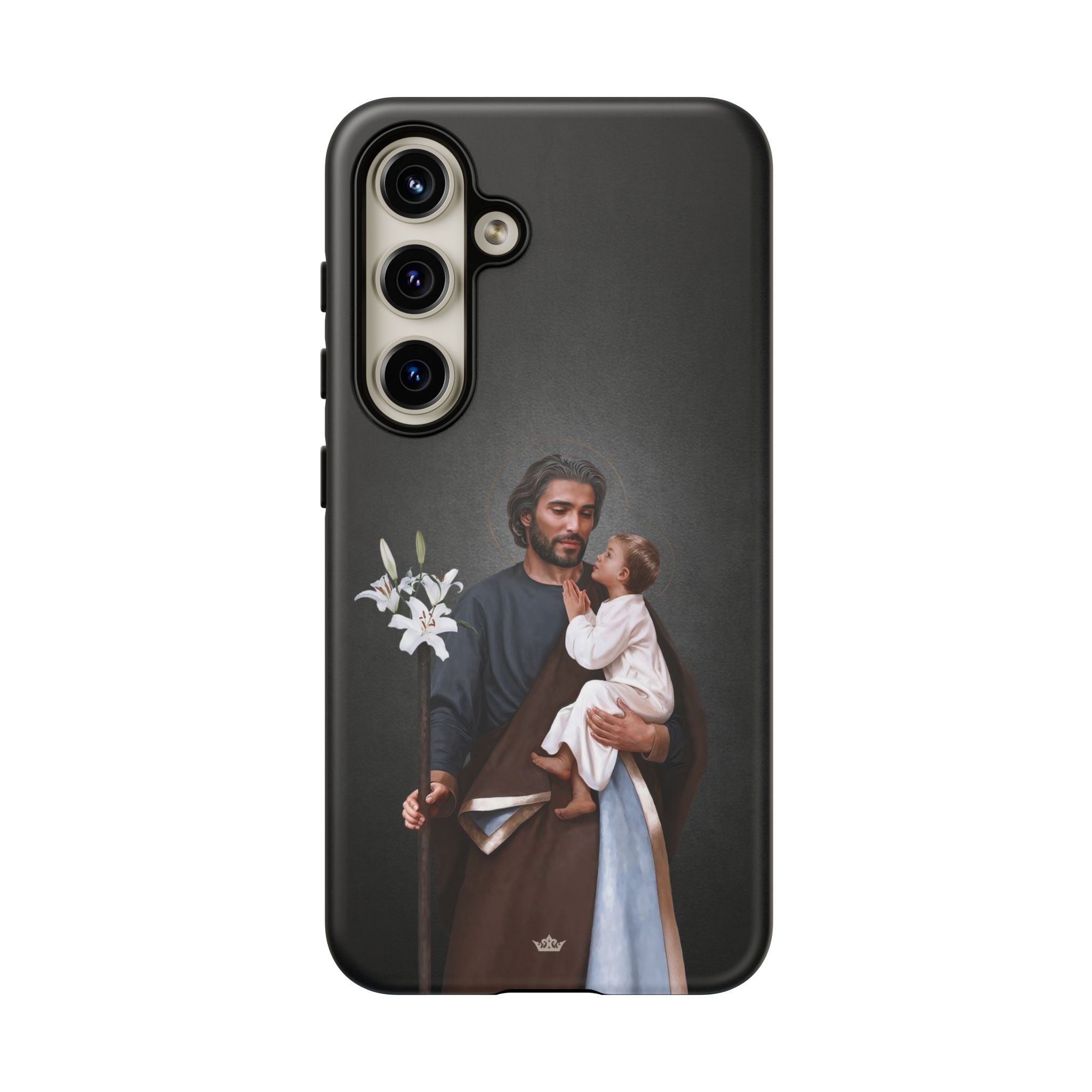 St. Joseph Hard Phone Case (Dark) - VENXARA®