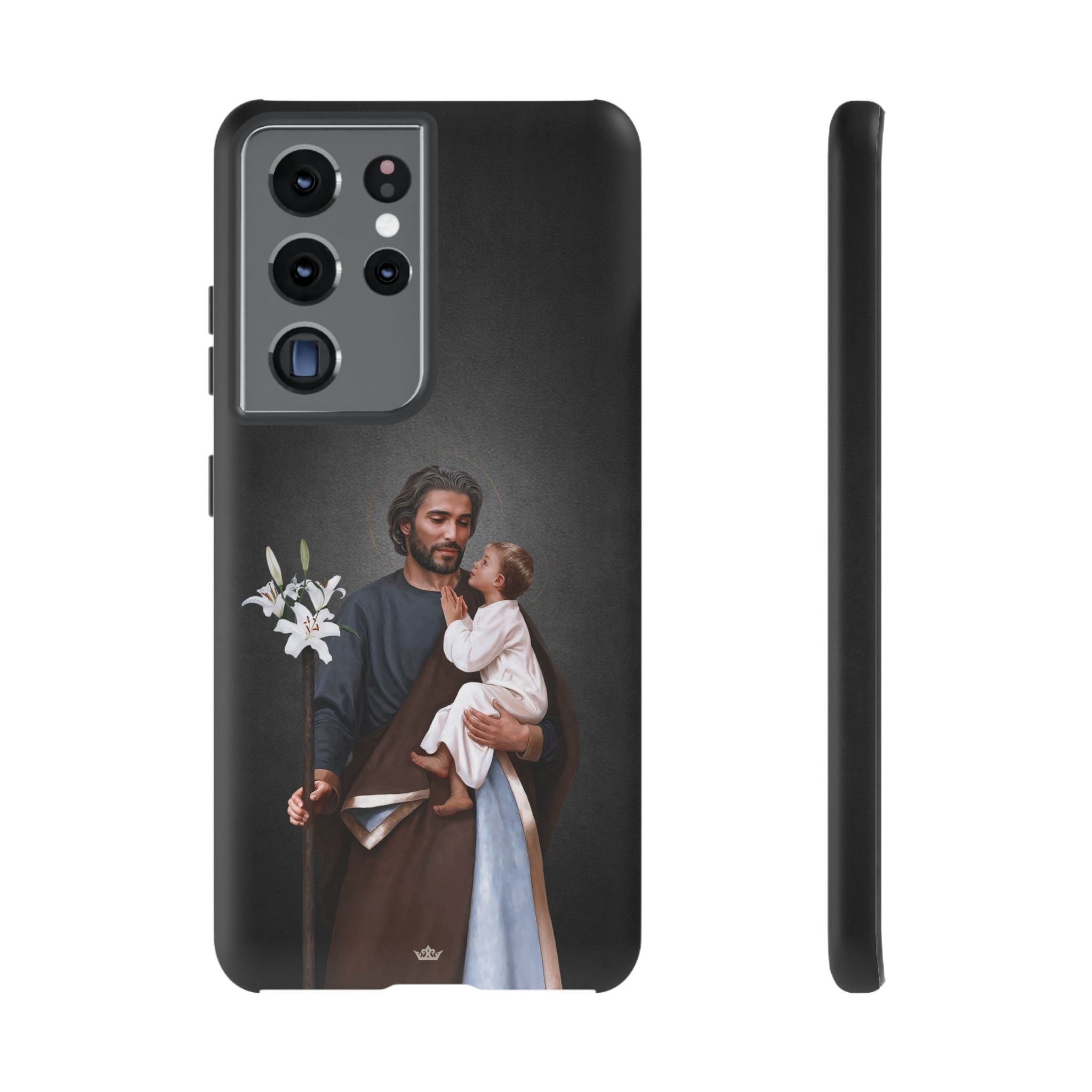 St. Joseph Hard Phone Case (Dark) - VENXARA®