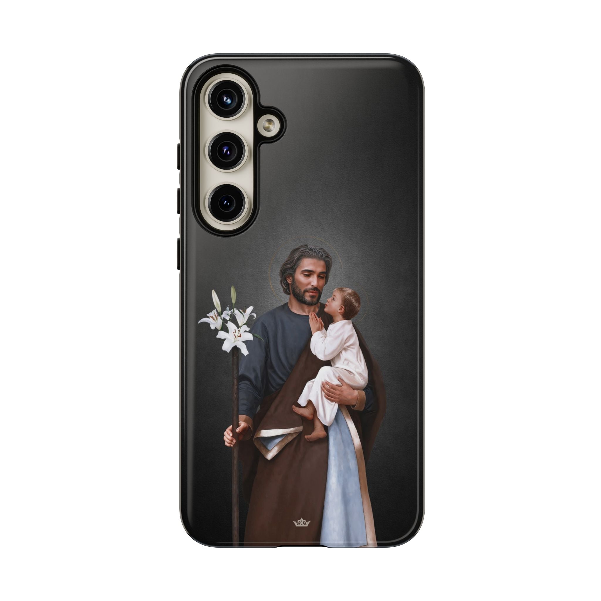 St. Joseph Hard Phone Case (Dark) - VENXARA®