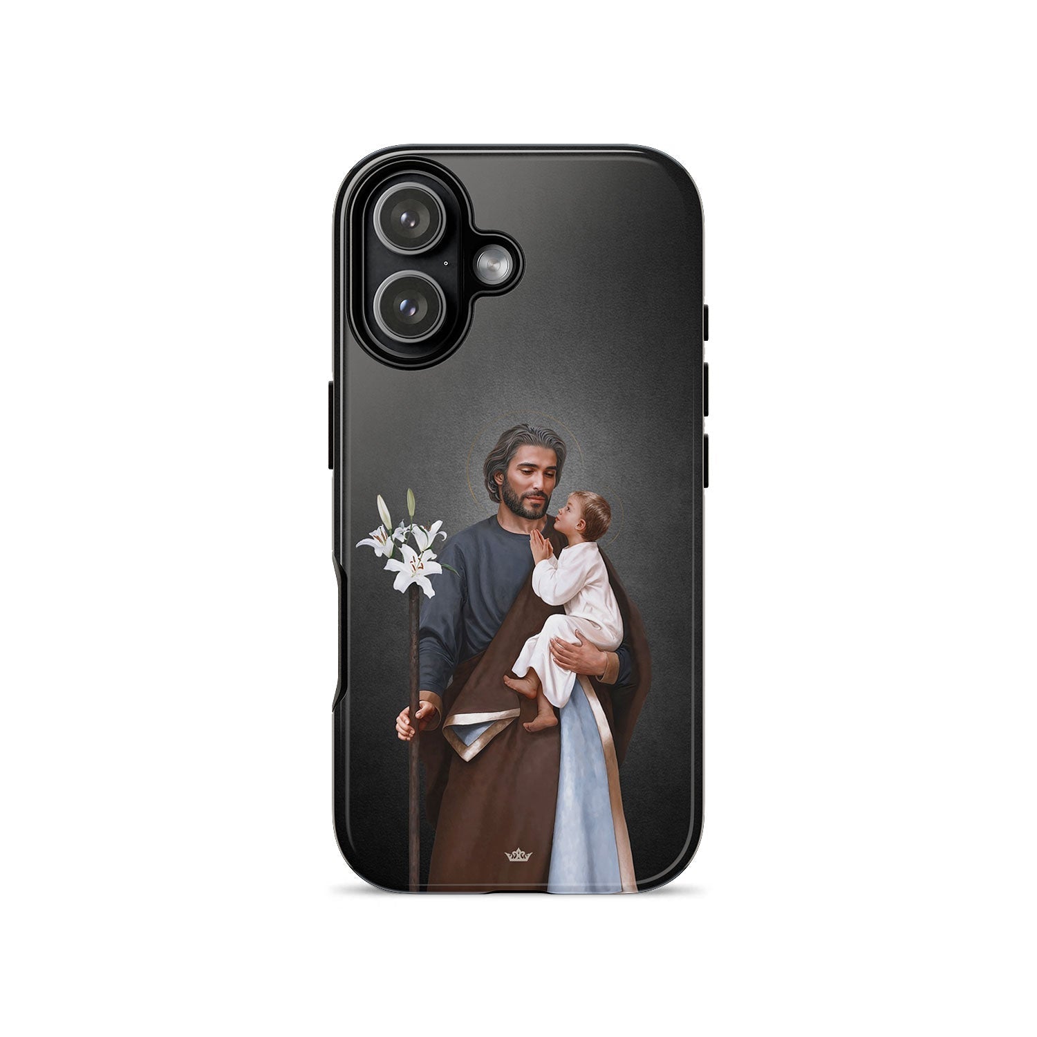 St. Joseph Hard Phone Case (Dark) - VENXARA