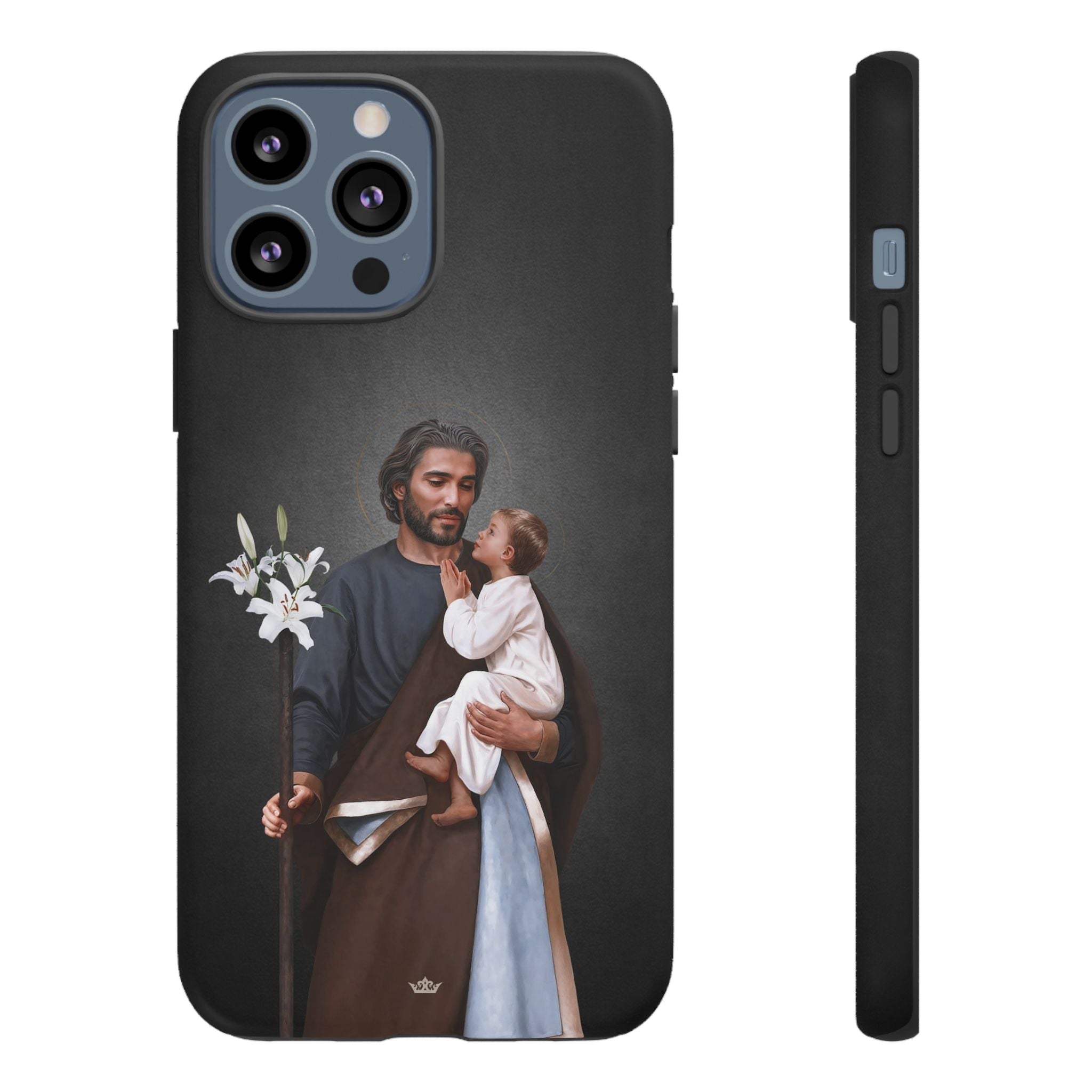 St. Joseph Hard Phone Case (Dark) - VENXARA®