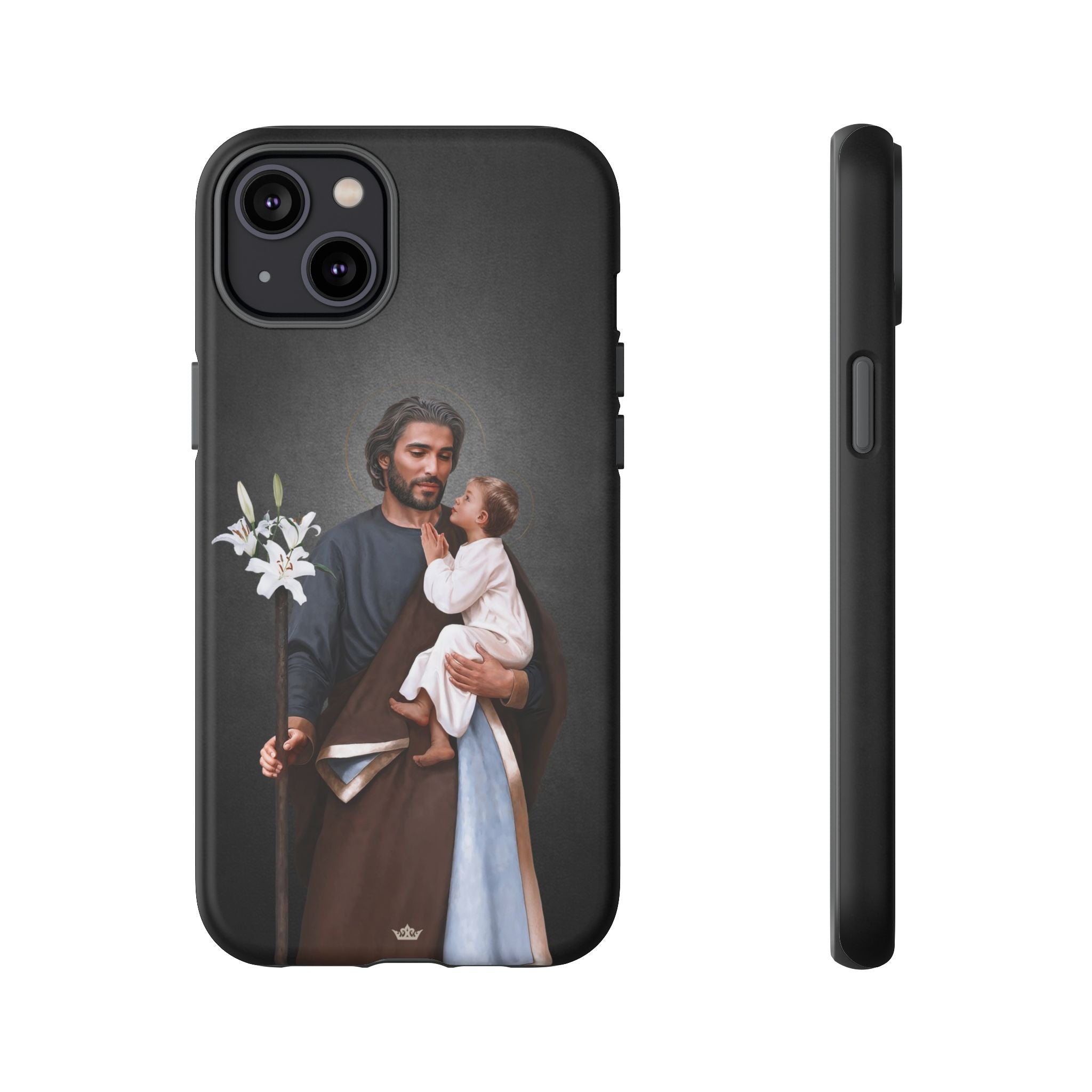 St. Joseph Hard Phone Case (Dark) - VENXARA®
