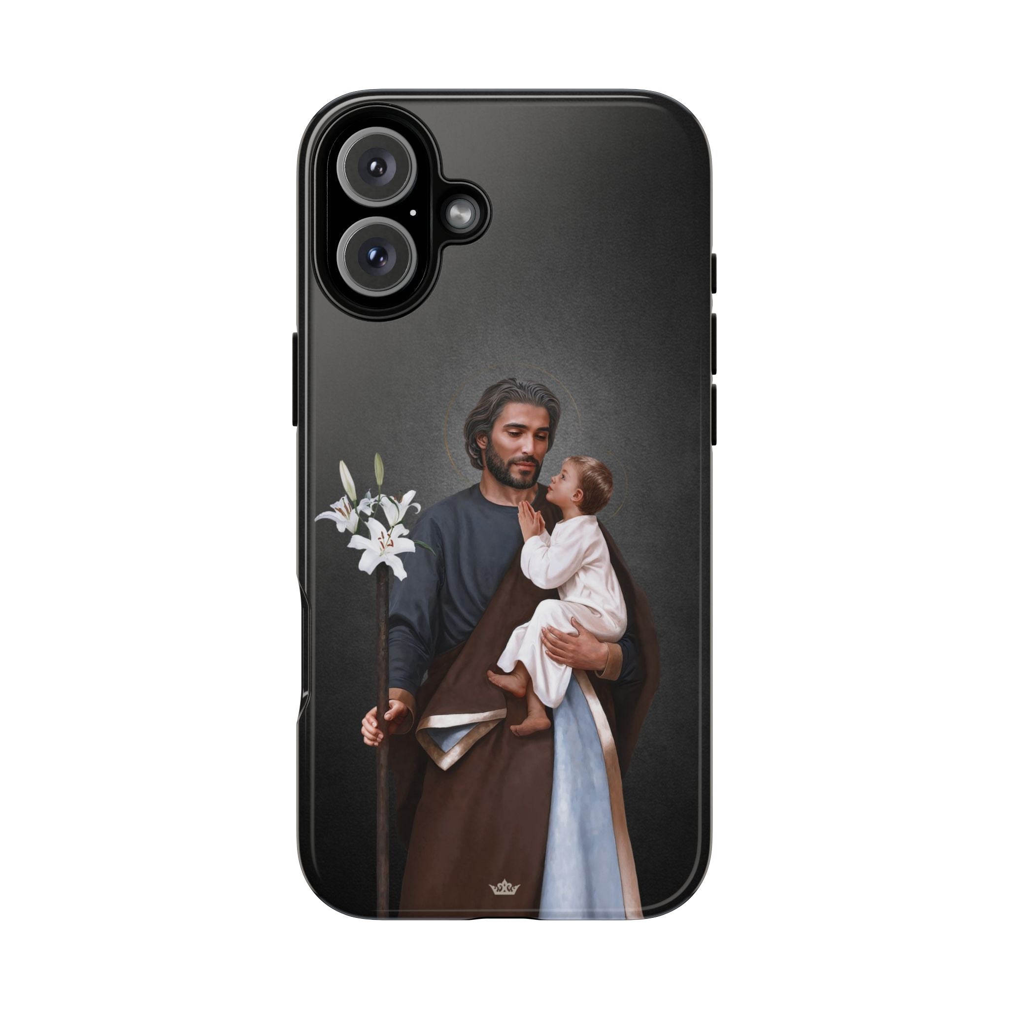 St. Joseph Hard Phone Case (Dark) - VENXARA®