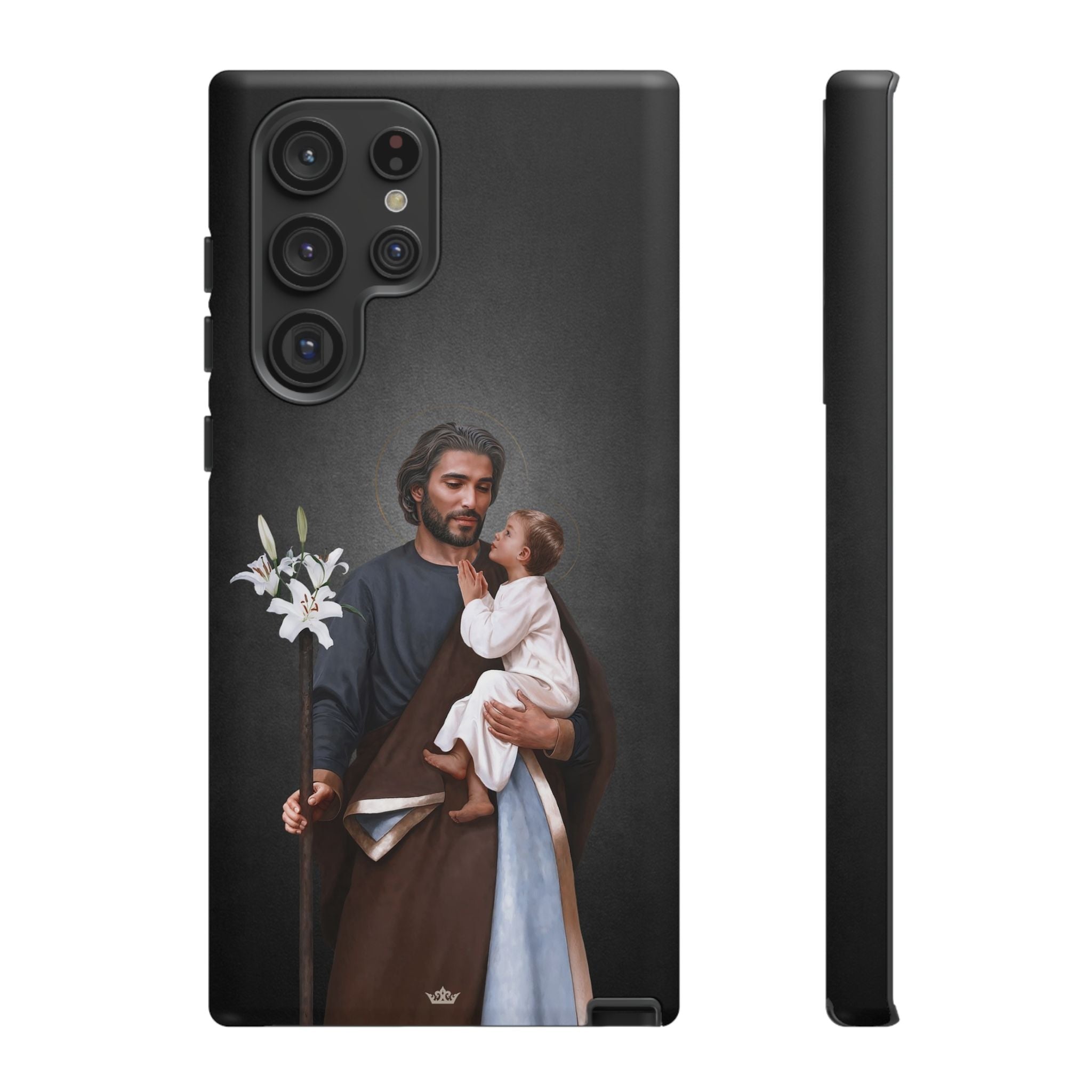 St. Joseph Hard Phone Case (Dark) - VENXARA®