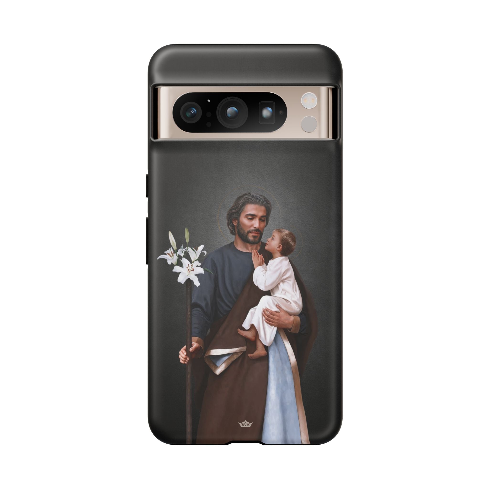 St. Joseph Hard Phone Case (Dark) - VENXARA®