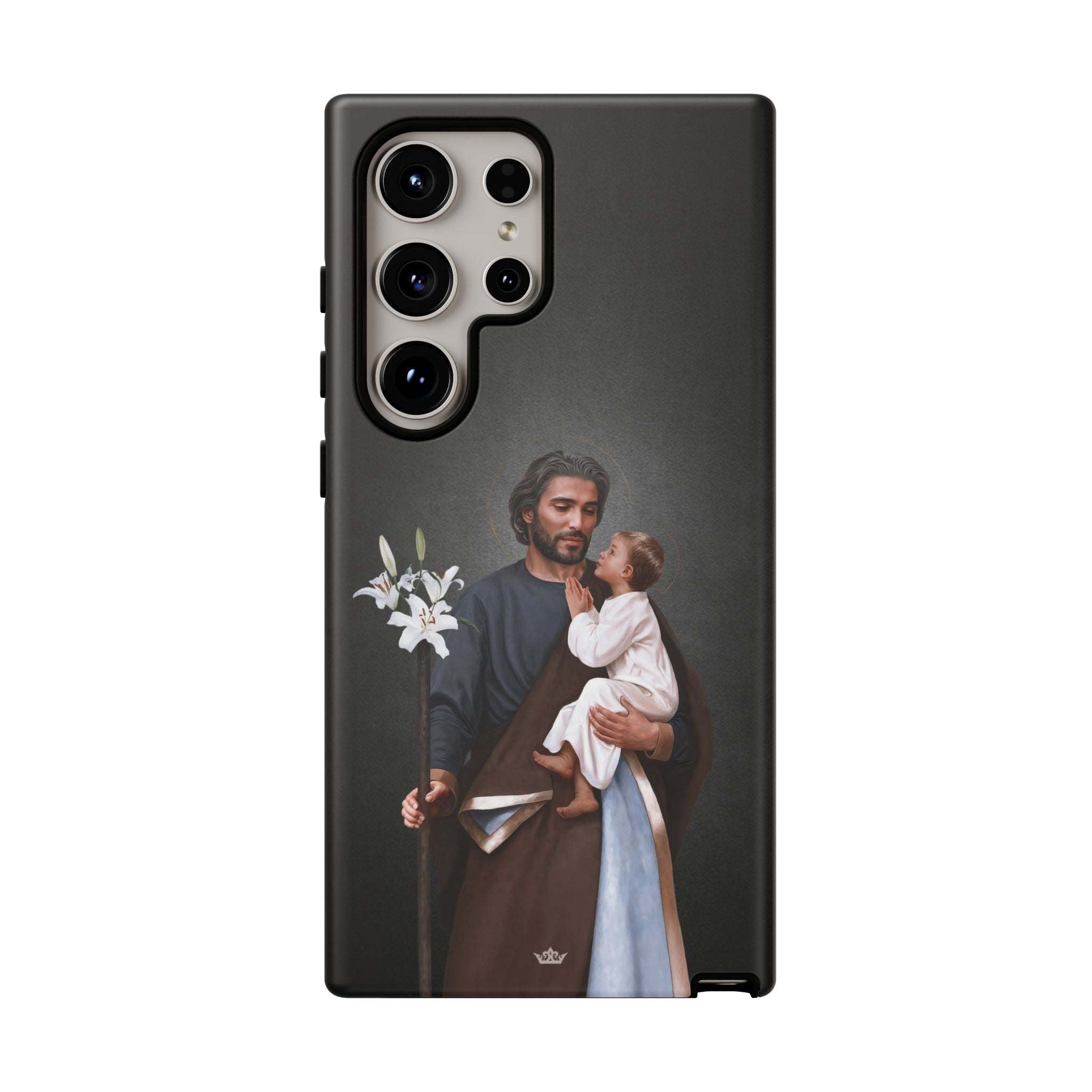 St. Joseph Hard Phone Case (Dark) - VENXARA®