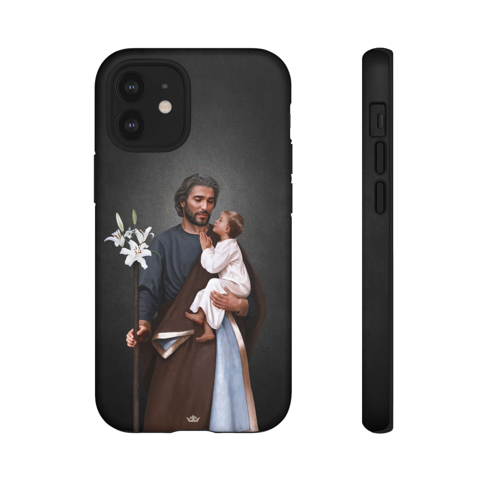 St. Joseph Hard Phone Case (Dark) - VENXARA®