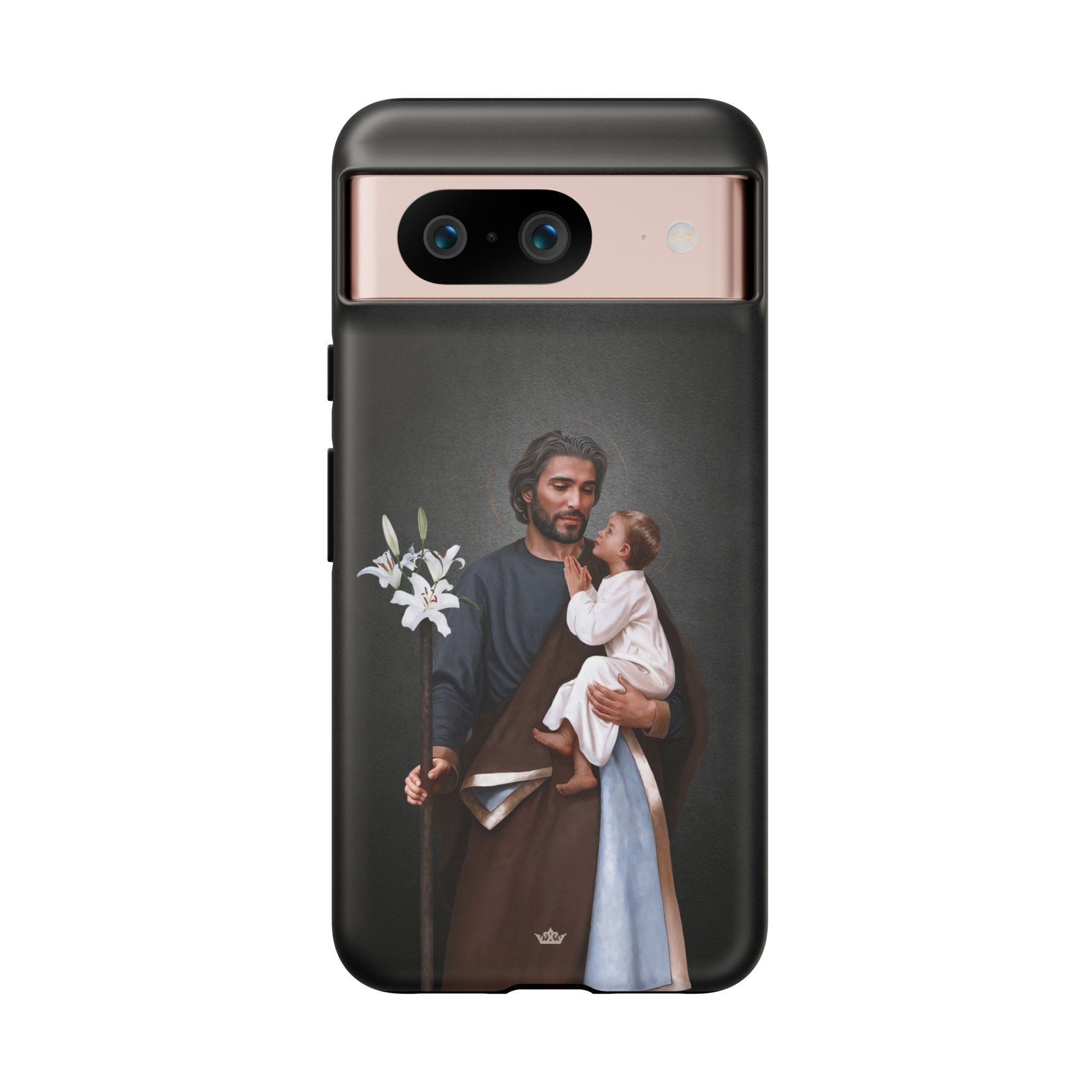 St. Joseph Hard Phone Case (Dark) - VENXARA®