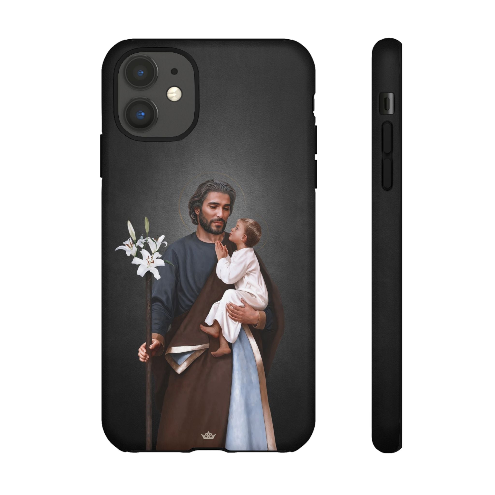 St. Joseph Hard Phone Case (Dark) - VENXARA®