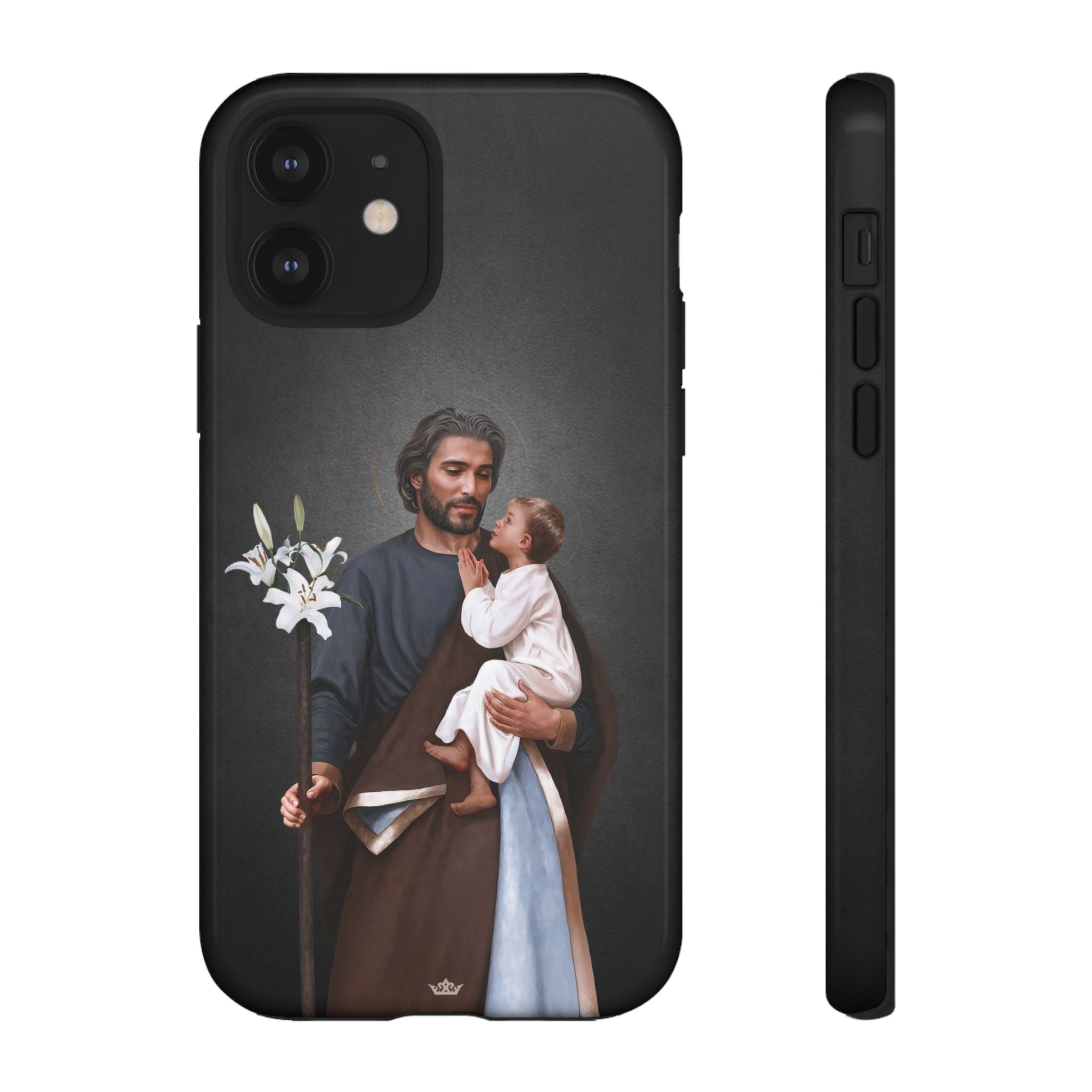 St. Joseph Hard Phone Case (Dark) - VENXARA®