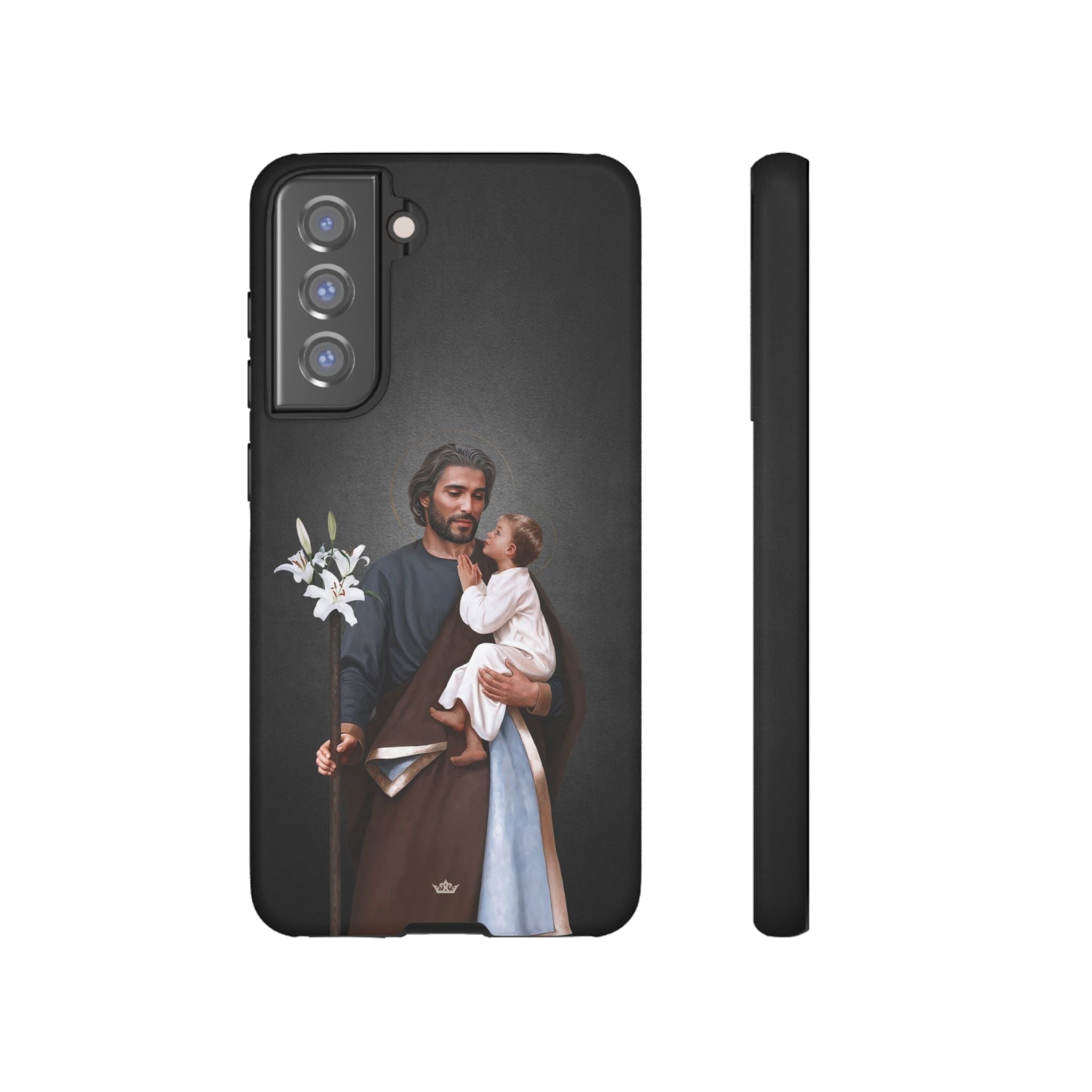 St. Joseph Hard Phone Case (Dark) - VENXARA®