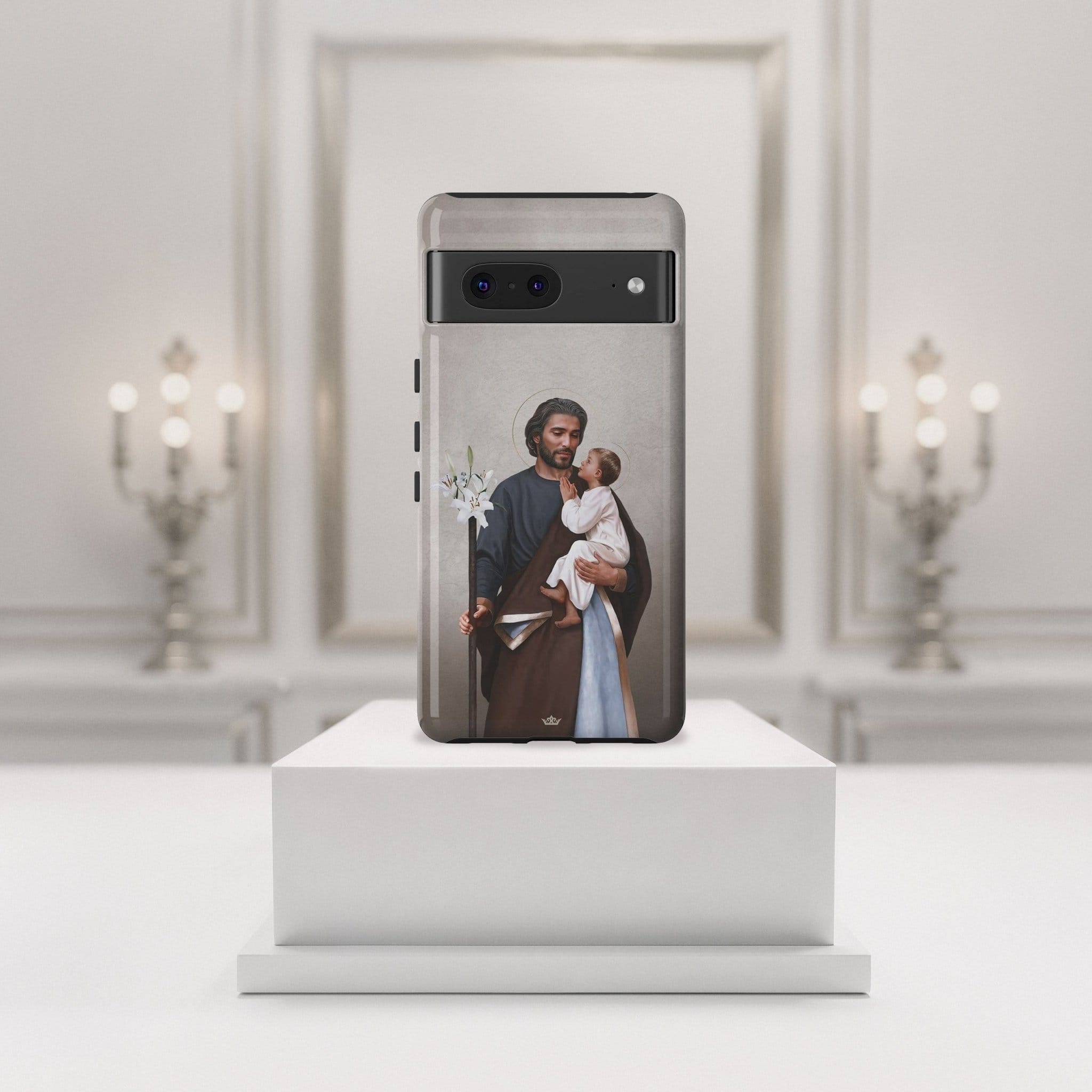 St. Joseph Hard Phone Case (Light) Copyright VENXARA