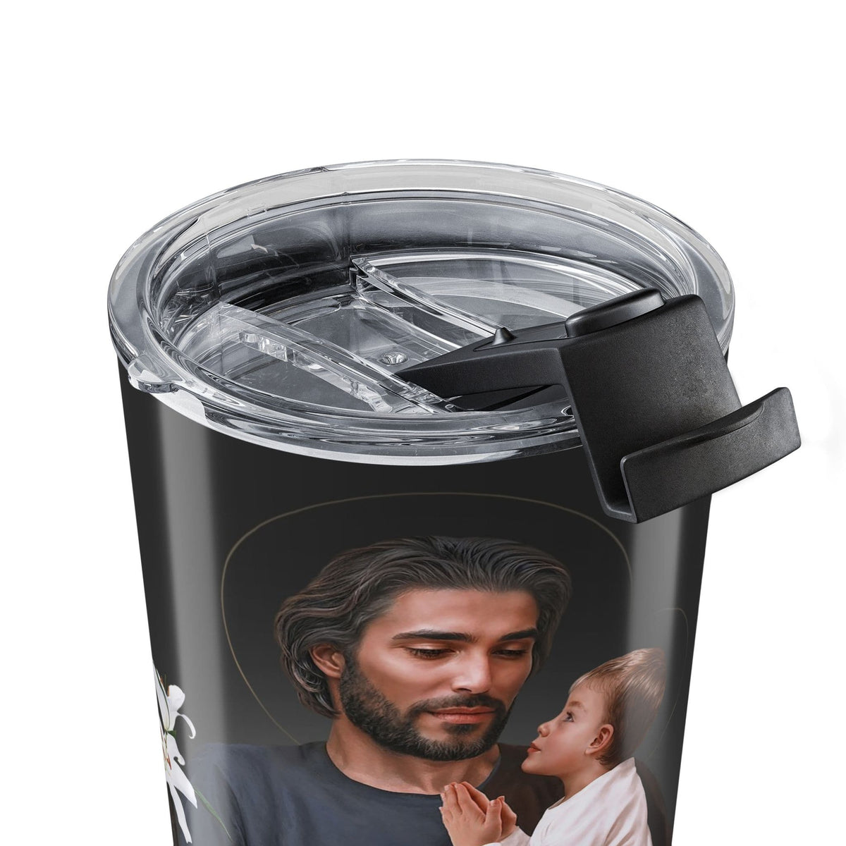 St. Joseph Lord's Prayer Tumbler (Ash 20 oz) Copyright VENXARA