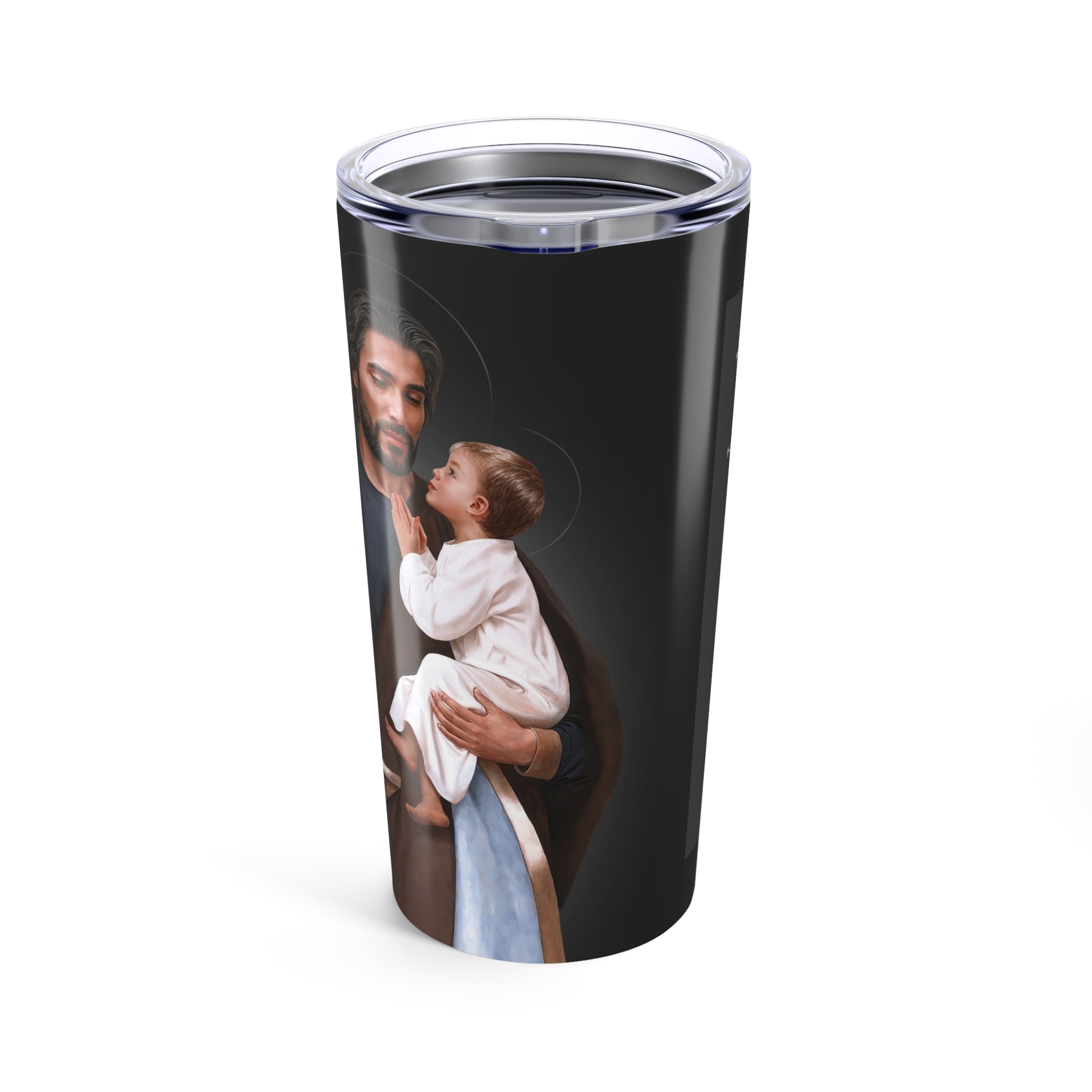 St. Joseph Lord's Prayer Tumbler 20 oz. (Ash) - VENXARA®