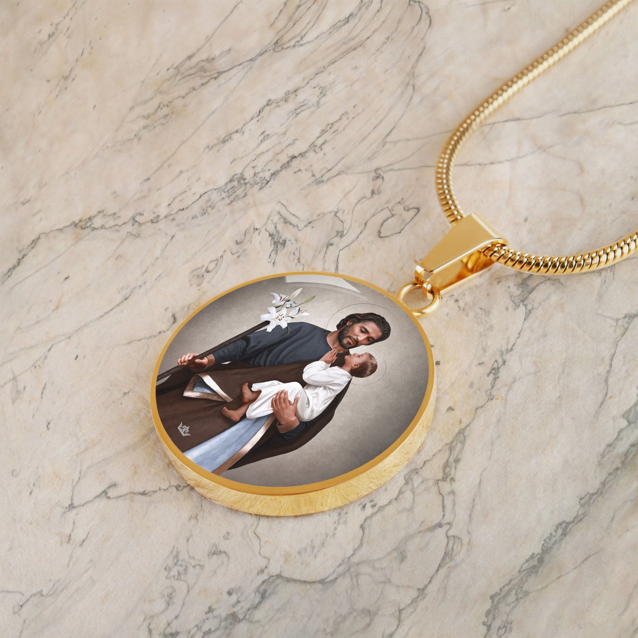 St. Joseph Pendant Necklace - VENXARA®