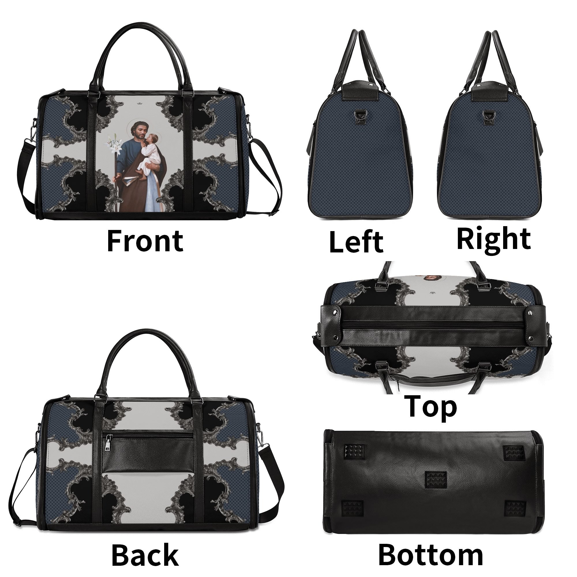 St. Joseph Travel Bag (Baroque Blue) - VENXARA®