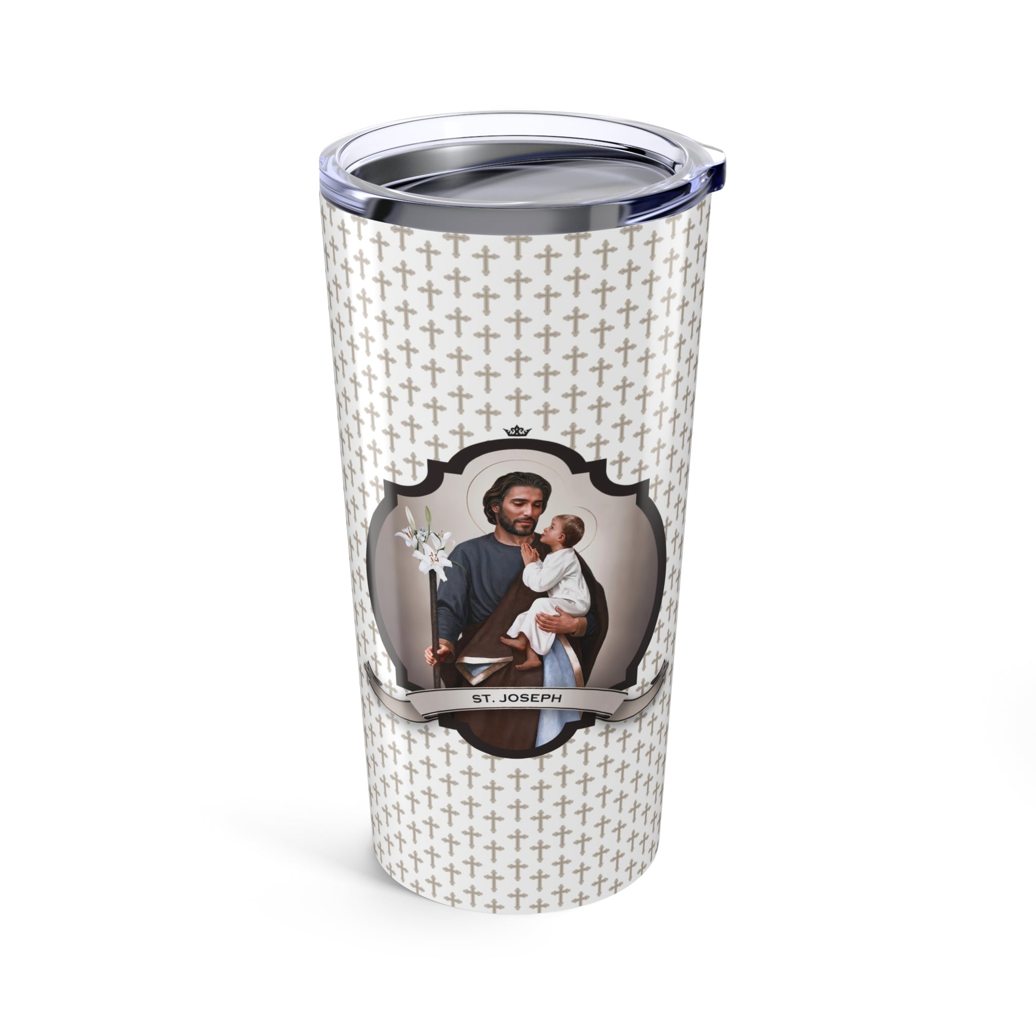 St. Joseph Tumbler (Crosses 20 oz) - VENXARA®