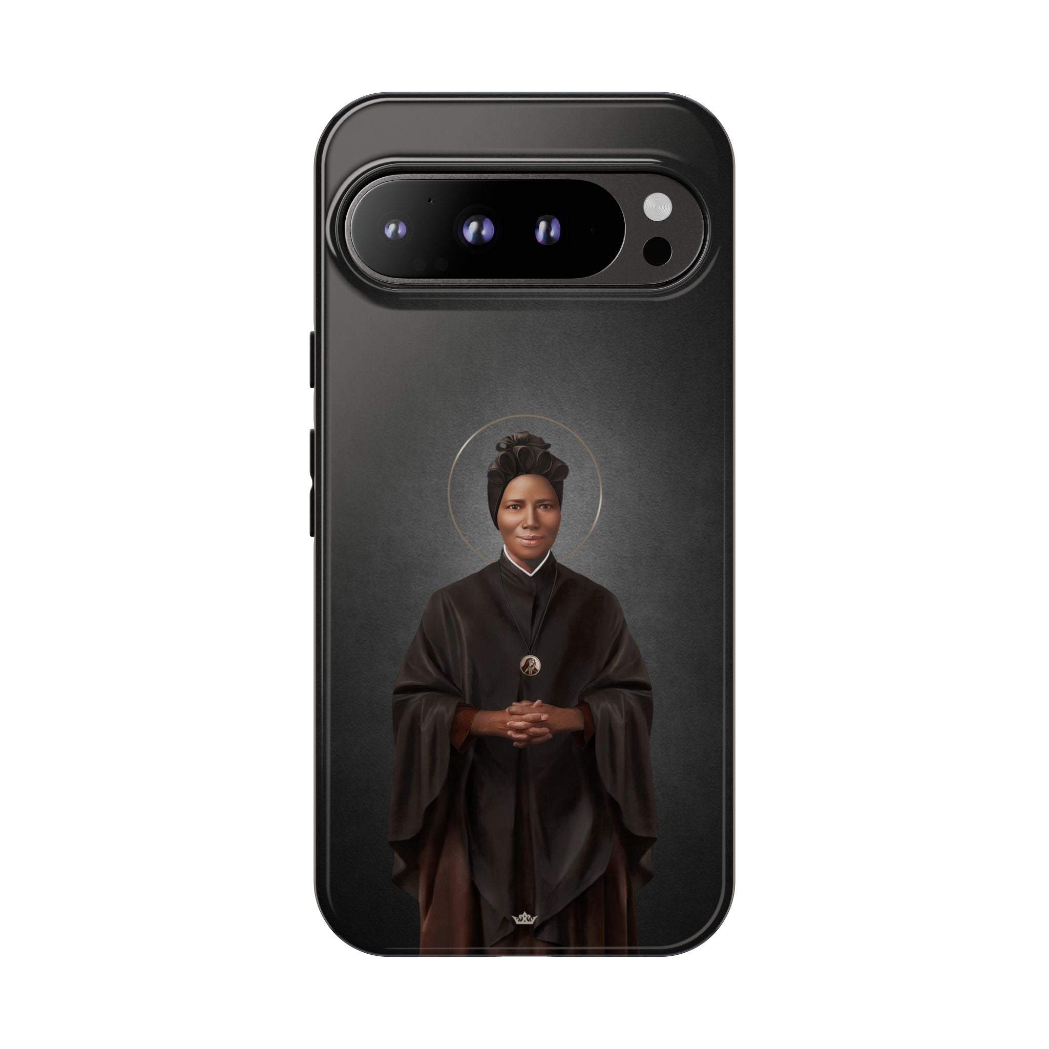 St. Josephine Bakhita Hard Phone Case (Dark) - VENXARA®