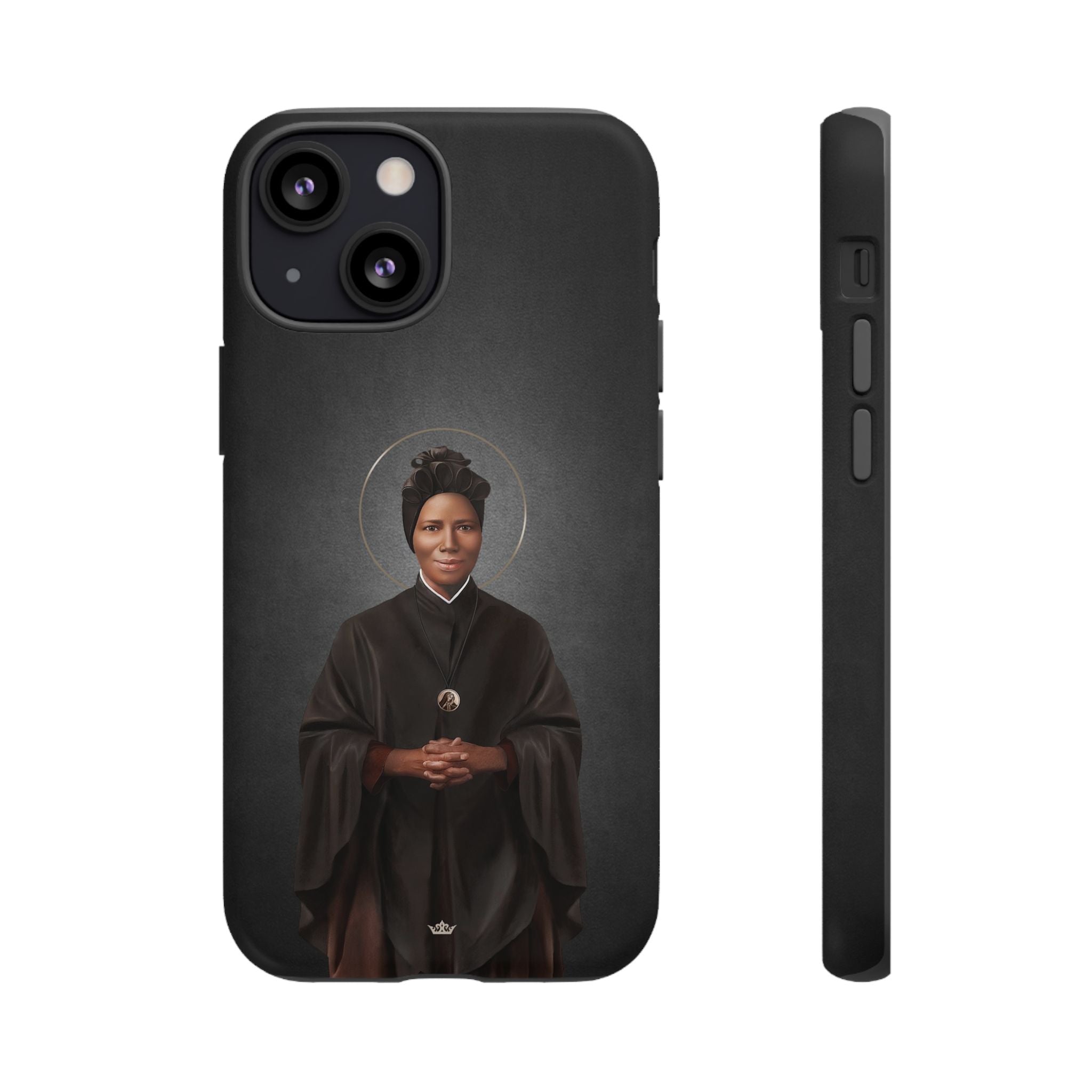 St. Josephine Bakhita Hard Phone Case (Dark) - VENXARA®