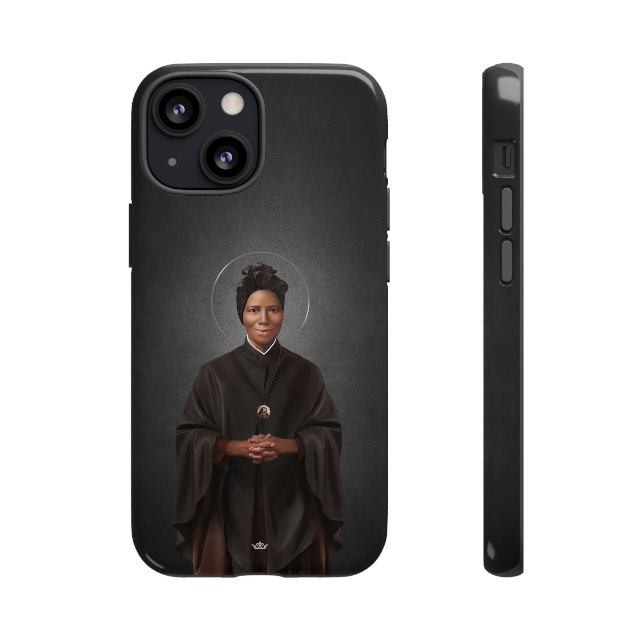 St. Josephine Bakhita Hard Phone Case (Dark) - VENXARA®