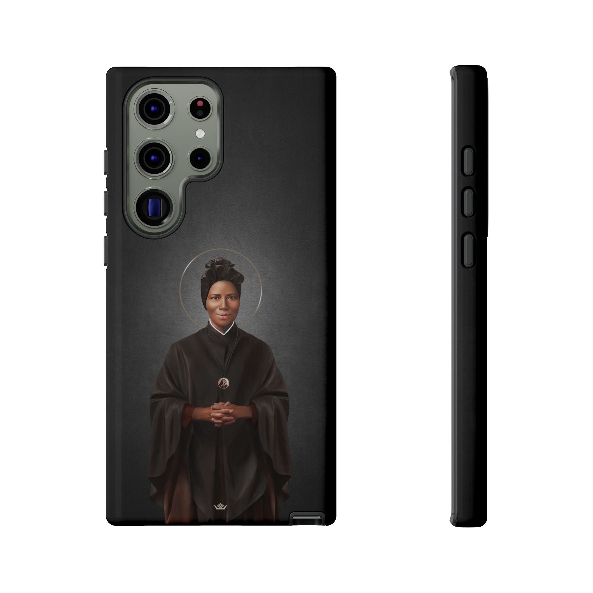 St. Josephine Bakhita Hard Phone Case (Dark) - VENXARA®