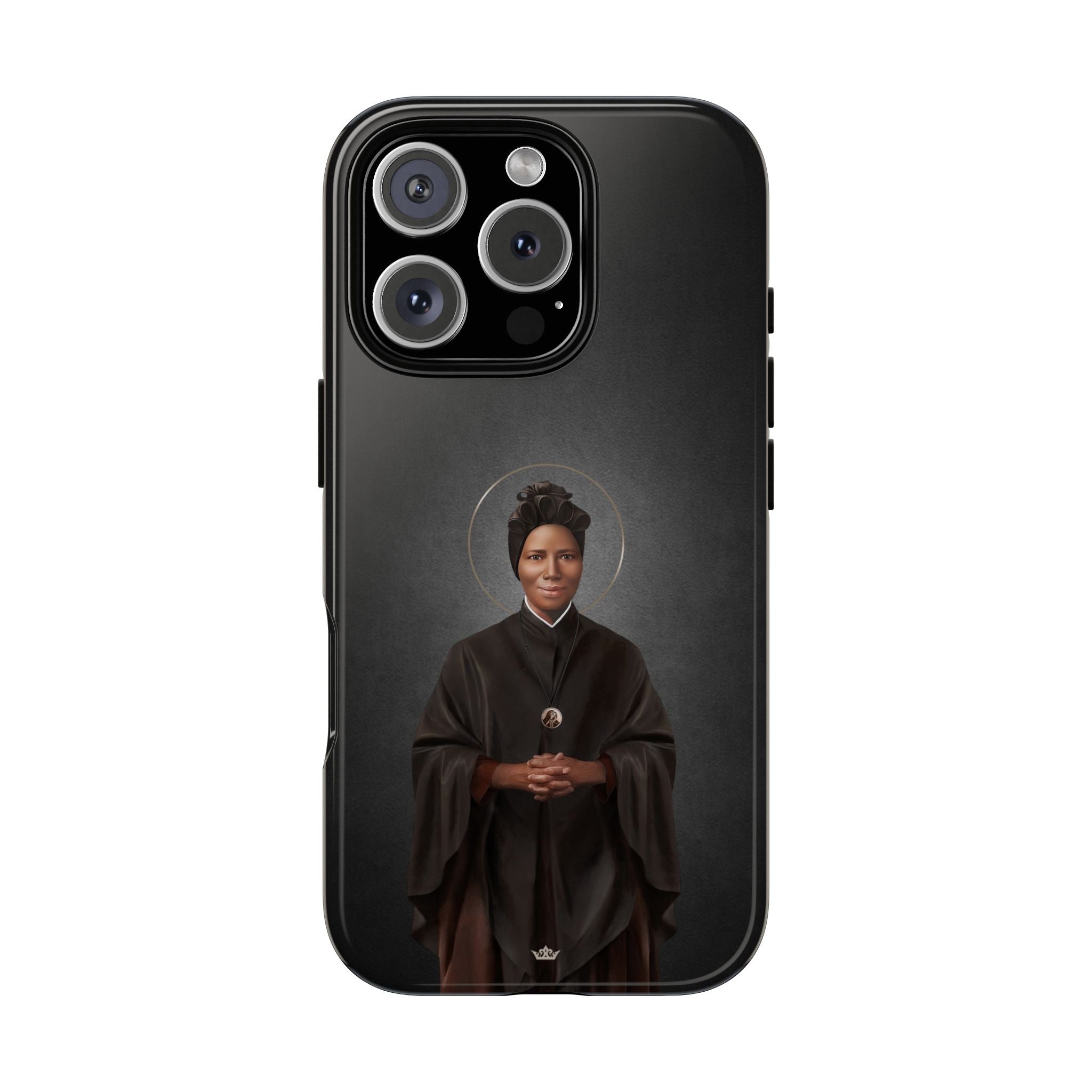 St. Josephine Bakhita Hard Phone Case (Dark) - VENXARA®