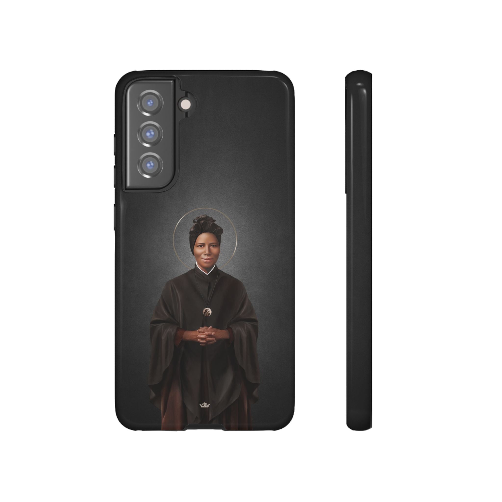St. Josephine Bakhita Hard Phone Case (Dark) - VENXARA®