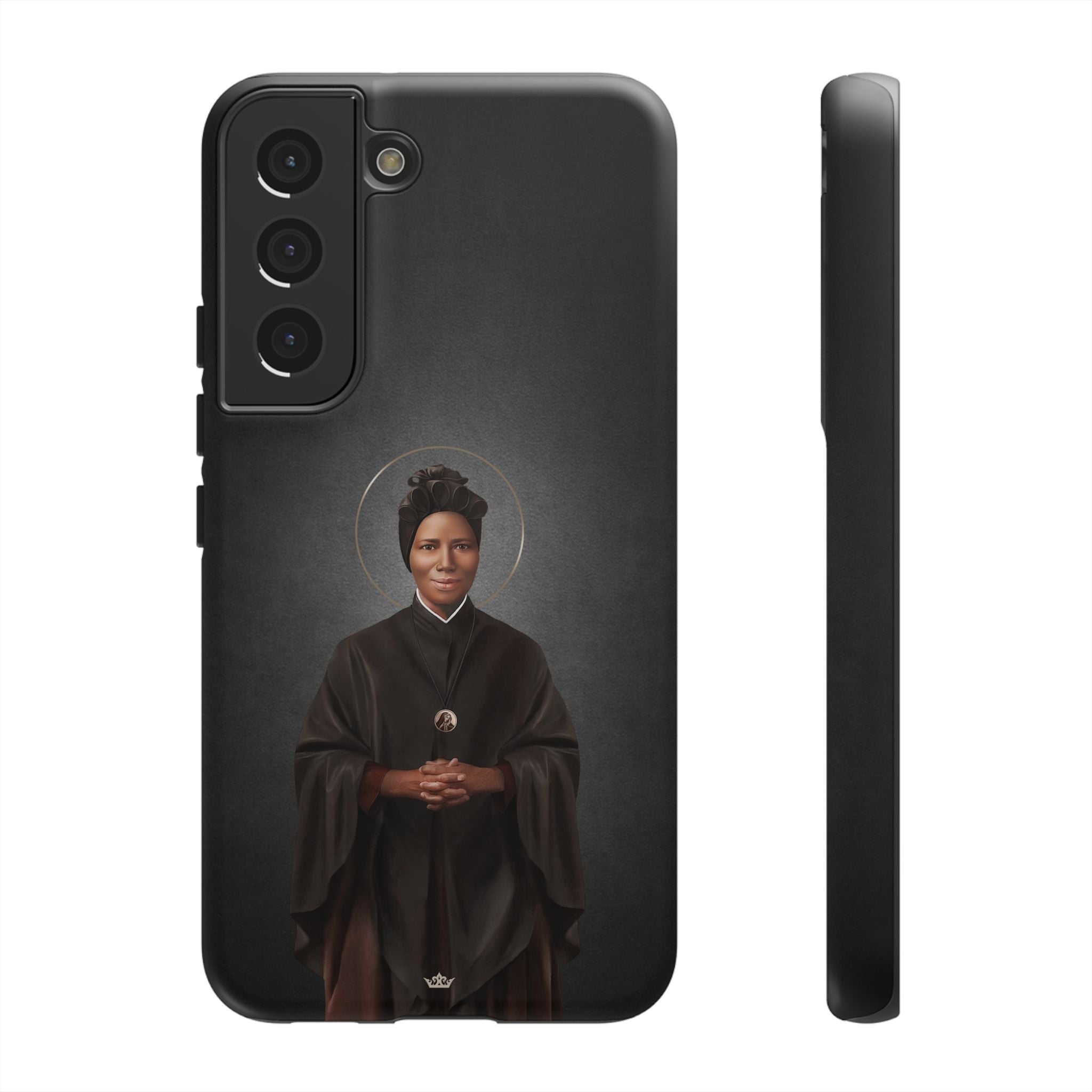 St. Josephine Bakhita Hard Phone Case (Dark) - VENXARA®